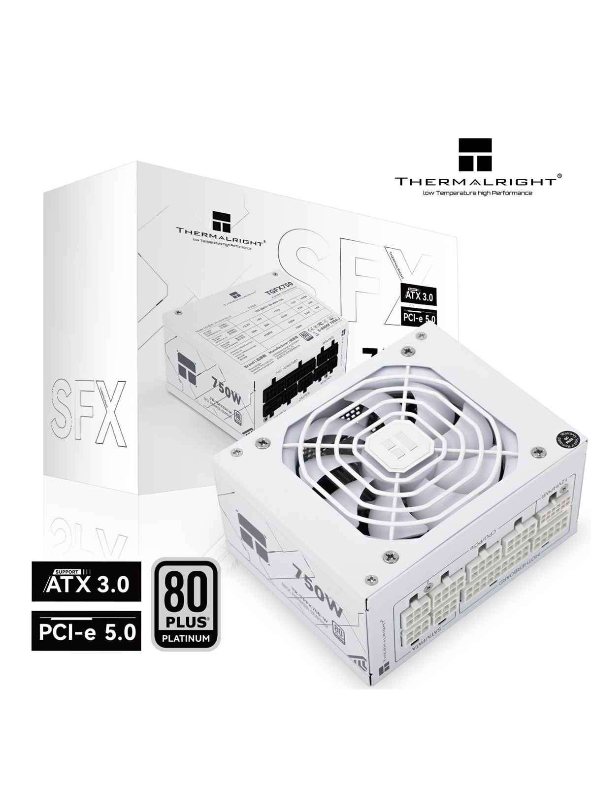 Thermalright Tr-tpfx 750w 80+ Platinum Modular PS Netzteile - 750 Watt - 120 mm - Atx 3.0 - 80 Plus Platinium