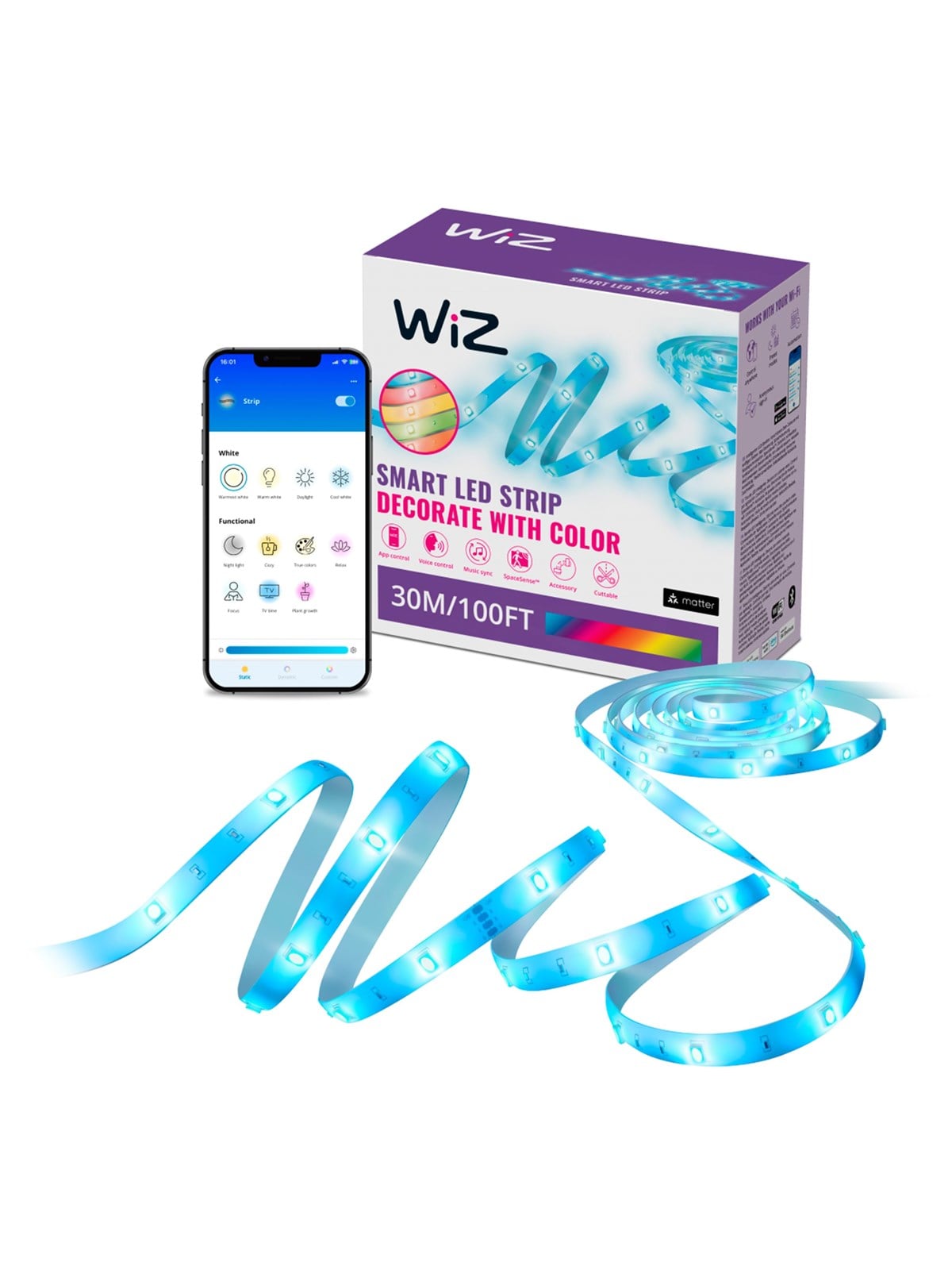 Wiz Rgb Led Strip 30m - Smart Home - 929004125801
