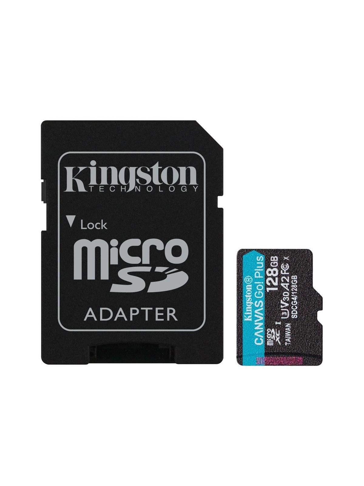 Kingston Canvas Go! Plus Microsd/sd - 200mb/s - 128gb - Speicherkarten - Sdcg4/128gb