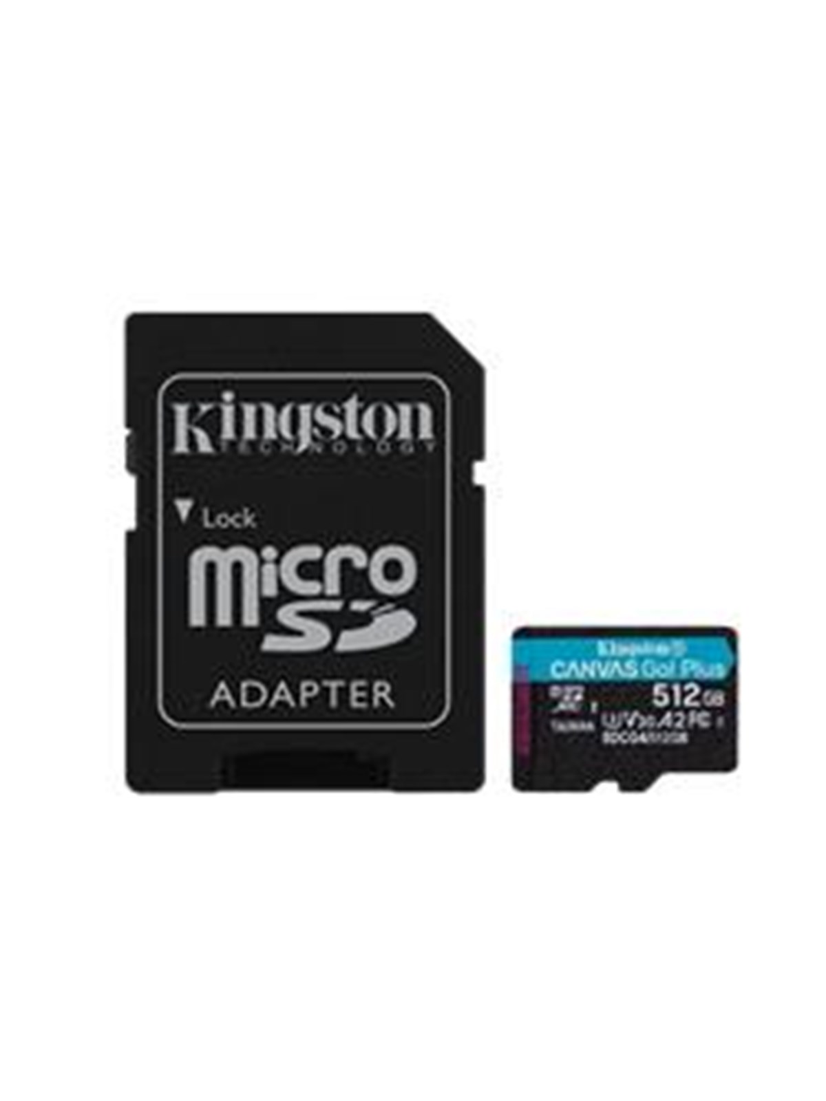 Kingston Canvas Go! Plus Microsd/sd - 200mb/s - 512gb - Speicherkarten - Sdcg4/512gb