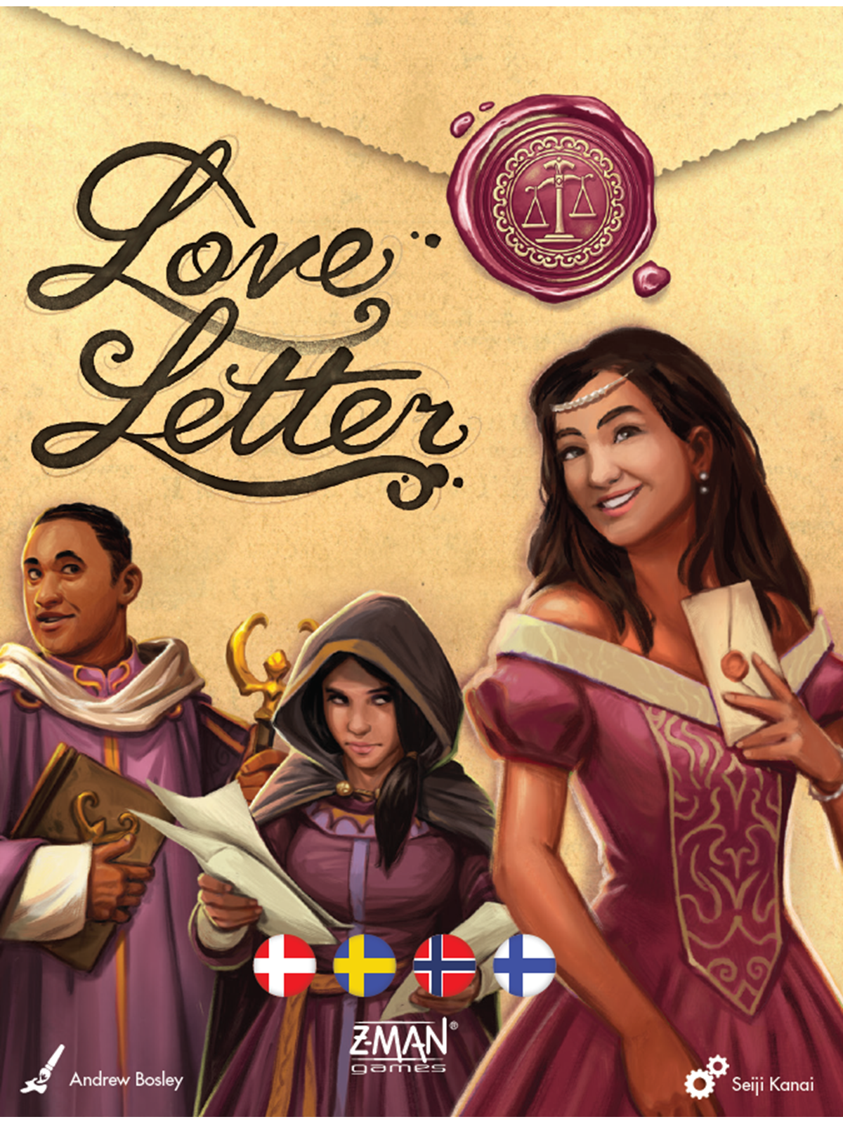 Asmodee Love Letter Nordic - Brettspiele - Mdg303