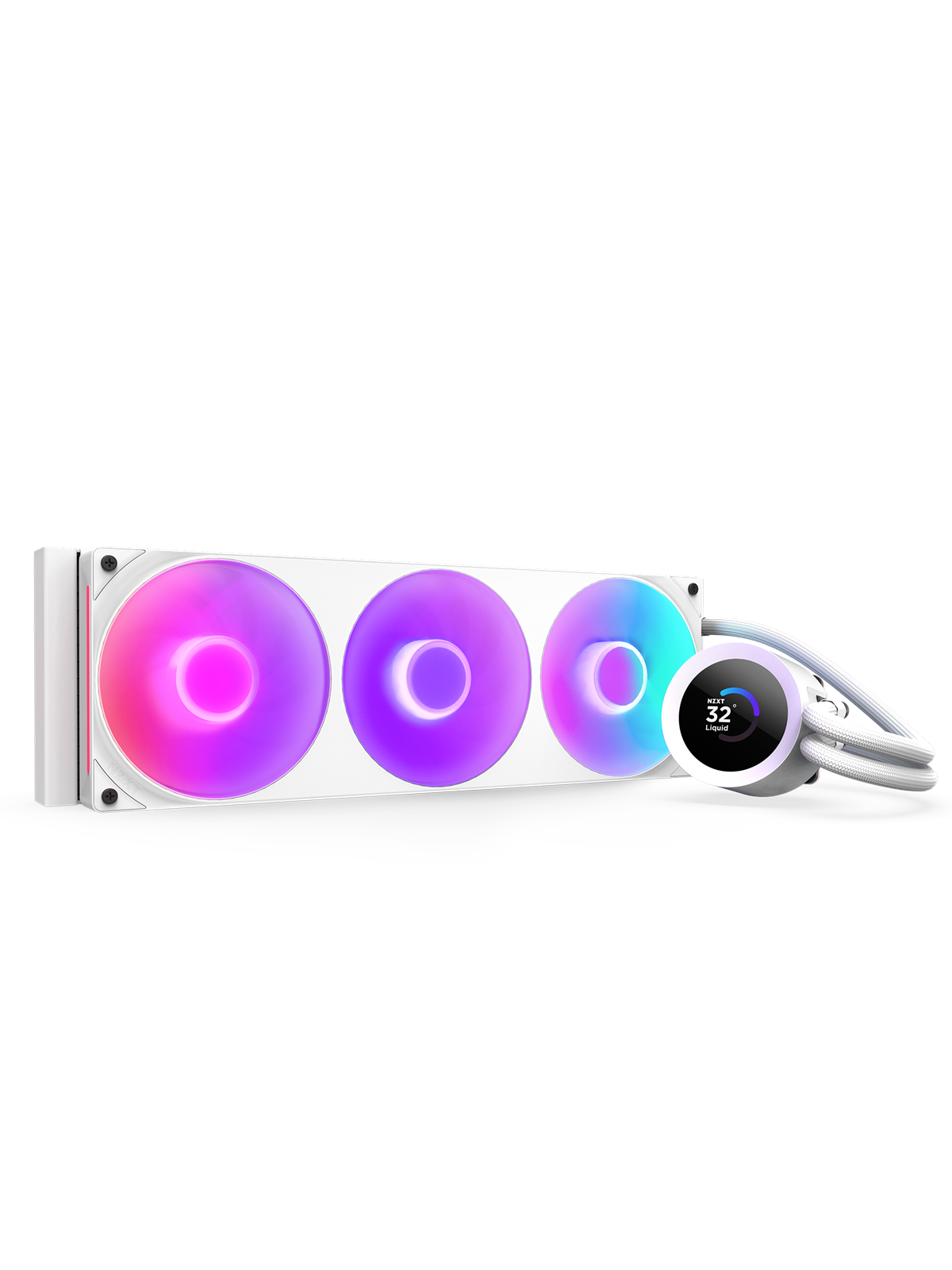 Nzxt Kraken Plus 360 Rgb White - Cpu-wasserkühlung - Cpu Kuehler - Rl-kr360-w2
