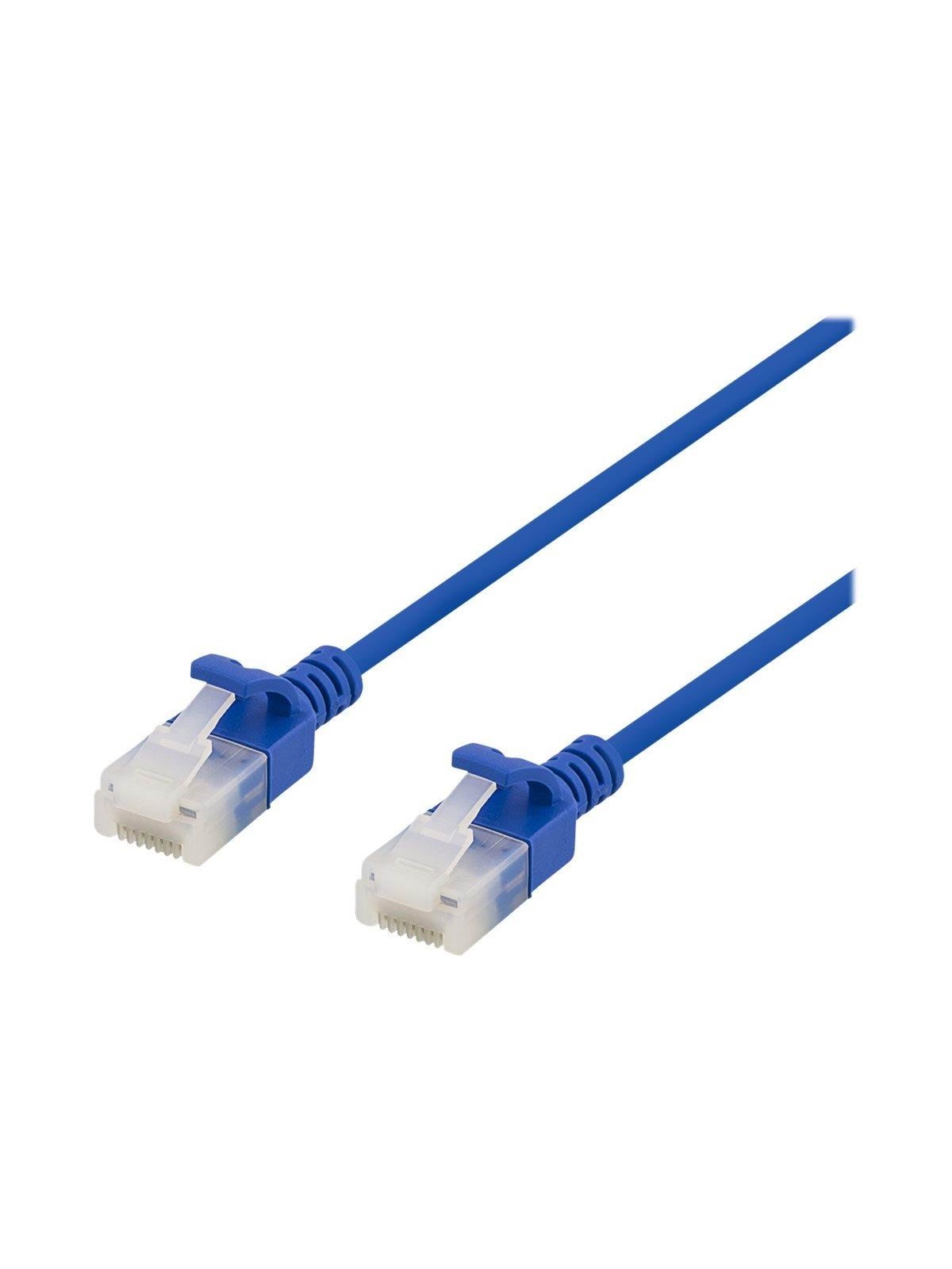 Deltaco Patch Cable - 50 cm - Blue - Blau - 0.5 Meter - Netzwerk Kabel - Uutp-1011