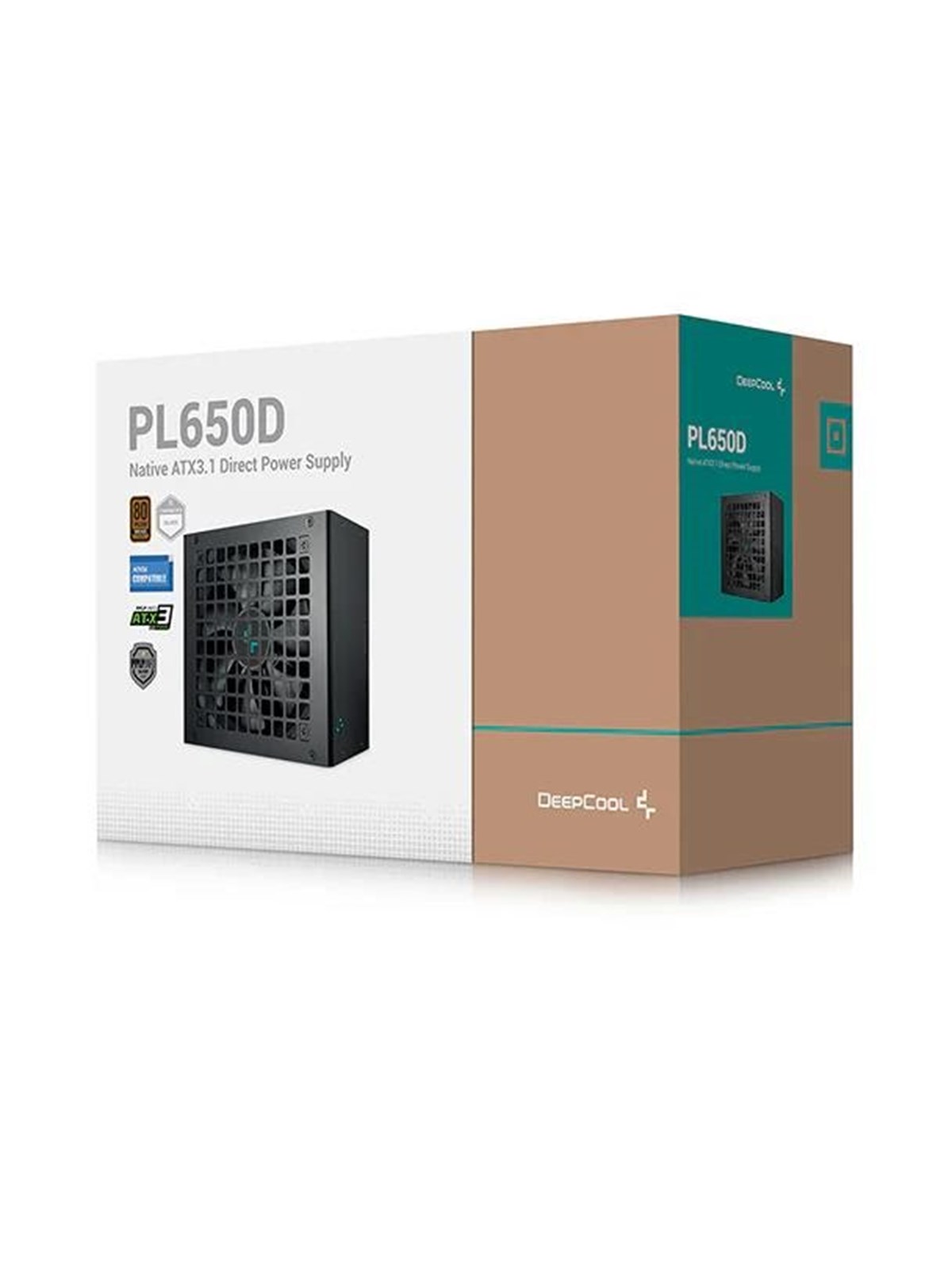 Deepcool Pl650d Netzteile - 650 Watt - 120 mm - Atx 3.0 - 80 Plus Bronze Zertifiziert - R-pl650d-fc0b-eu-v2