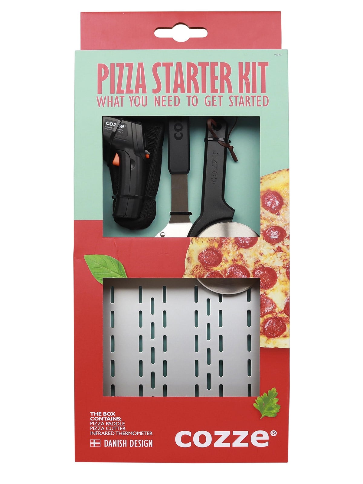 Cozze Starter-set 3-teilig: Spaten, Thermometer & Pizzaschn - Grill Und Zubehoer - 90380