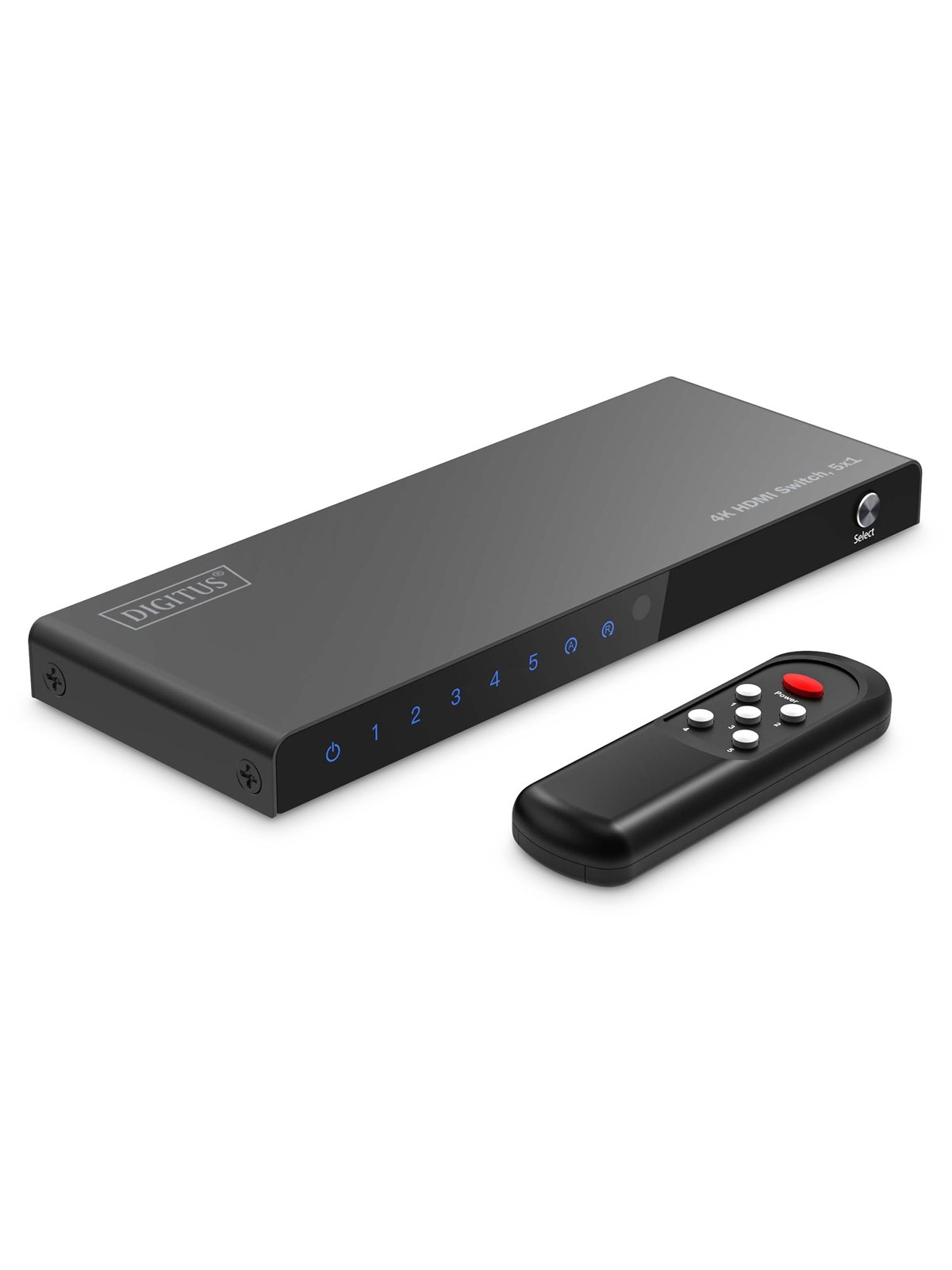 Digitus 5x1 4K Hdmi Switch - Video Audio Switcher - Ds-55332