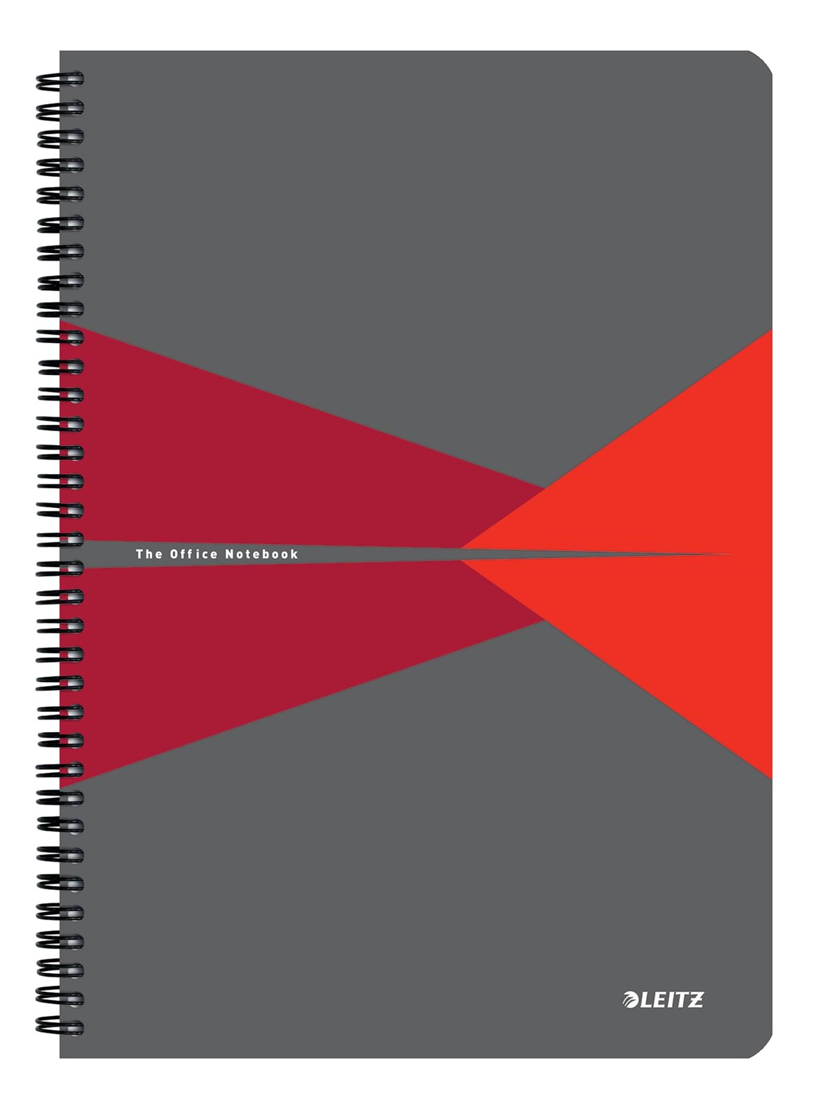 Leitz Office Collegeblock A4 Kariert, Spiralgebunden Mit Pp-einband, Rot - Bloecke Formulare Und Notizbuecher - 44951025