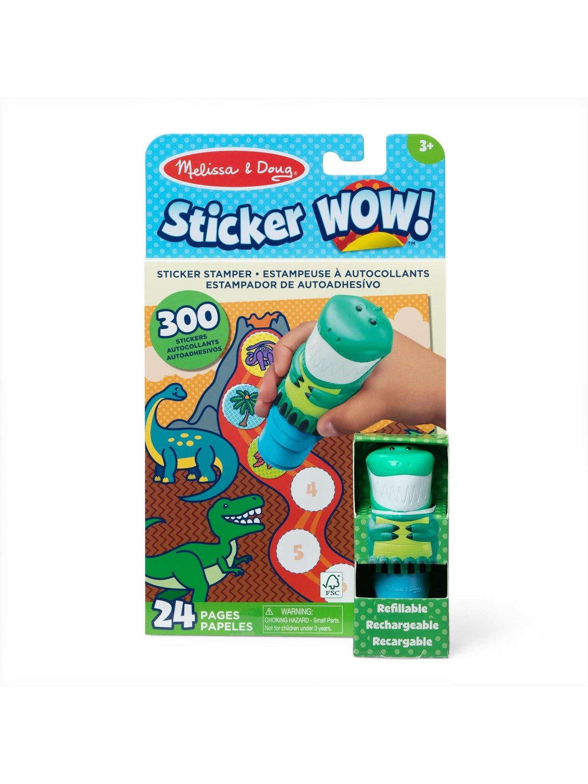 Melissa & Doug Sticker Wow! Dinosaur - Kreativ Spiele - 32012