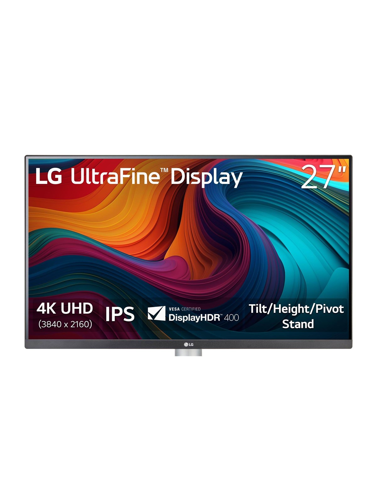 27" LG Ultrafine 27up650k-w - 3840x2160 (4K) - 60hz - Ips - Bildschirm - 27up650k-w.Aeu