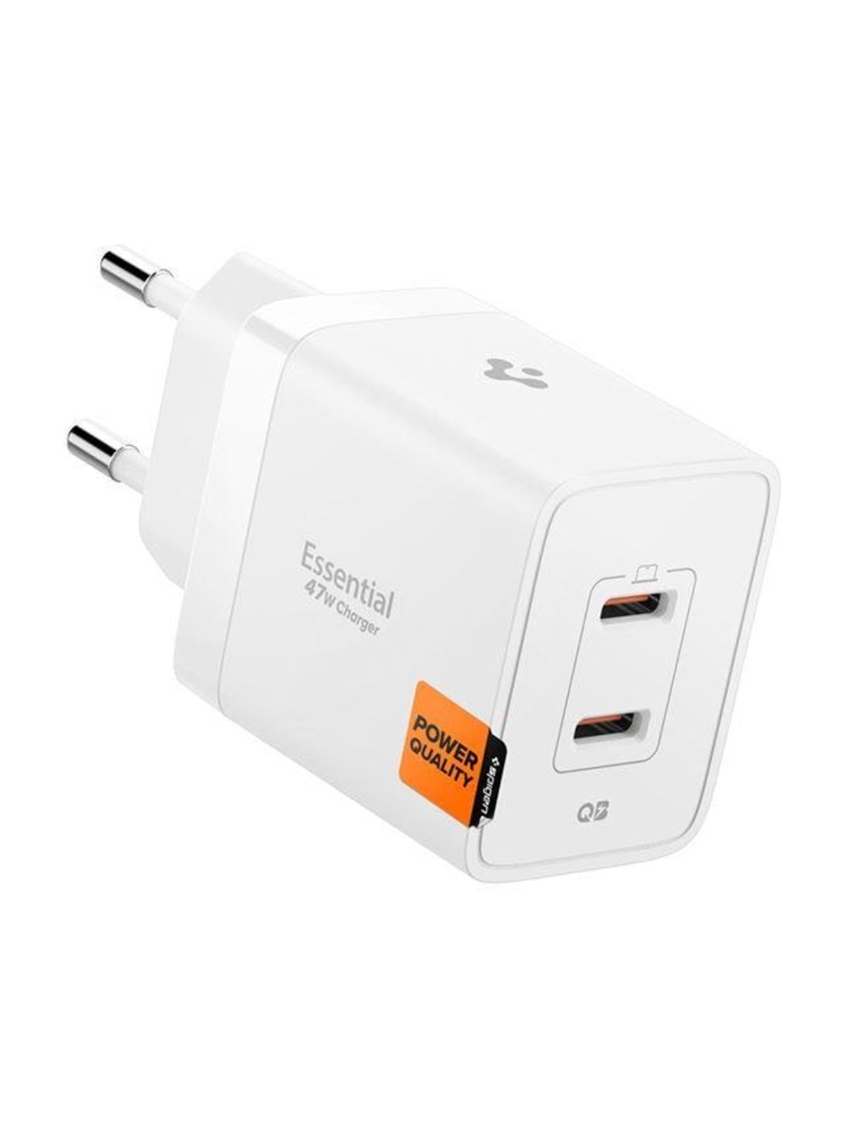 Spigen Essential 47w Wall Charger Ee472eu - White - Handys Adapter Und Ladegeraete - Ach08707