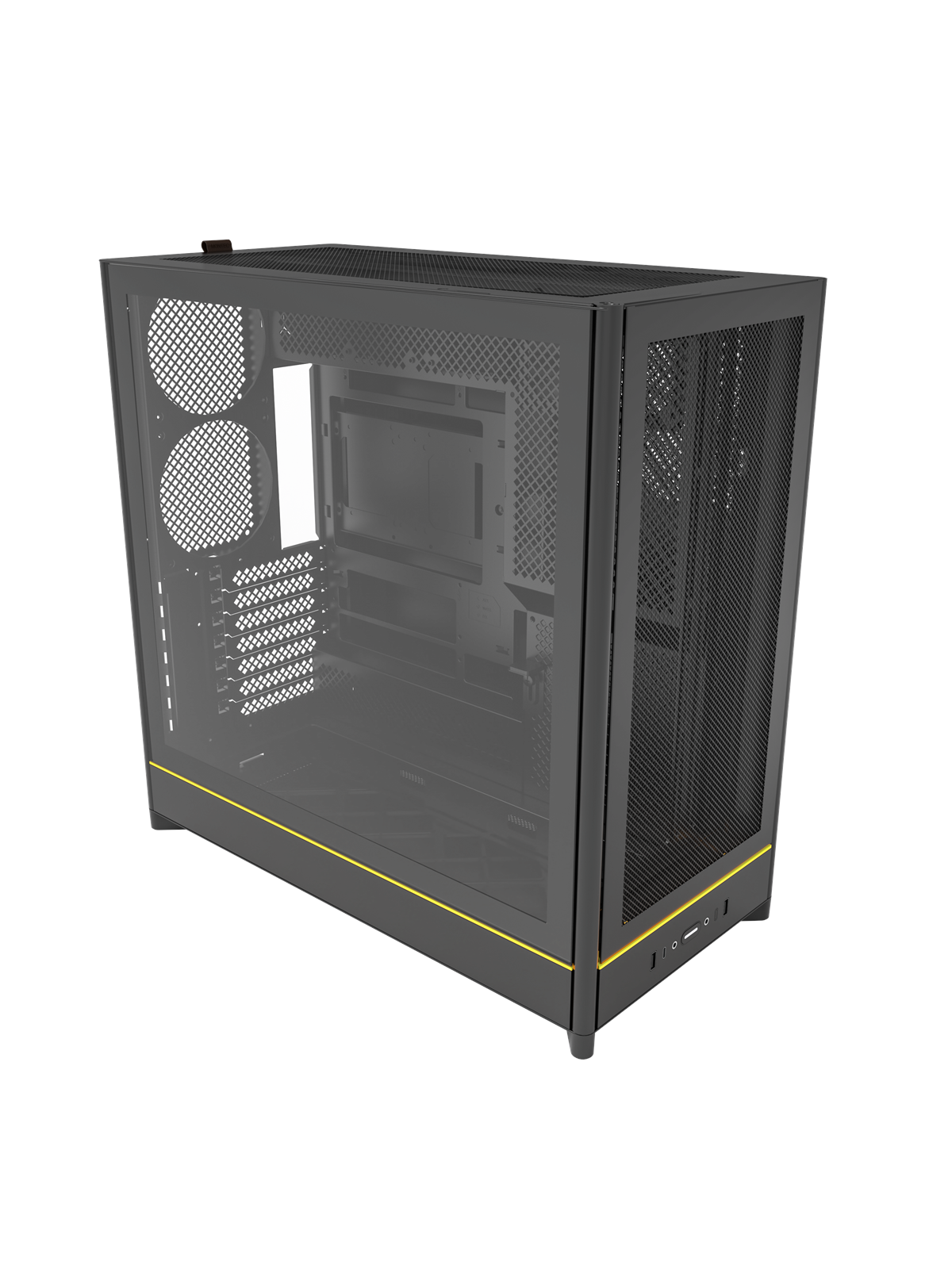 Montech Hs01 Mesh - Gehäuse - Miditower - Schwarz - Gehaeuse - Hs01 (B)