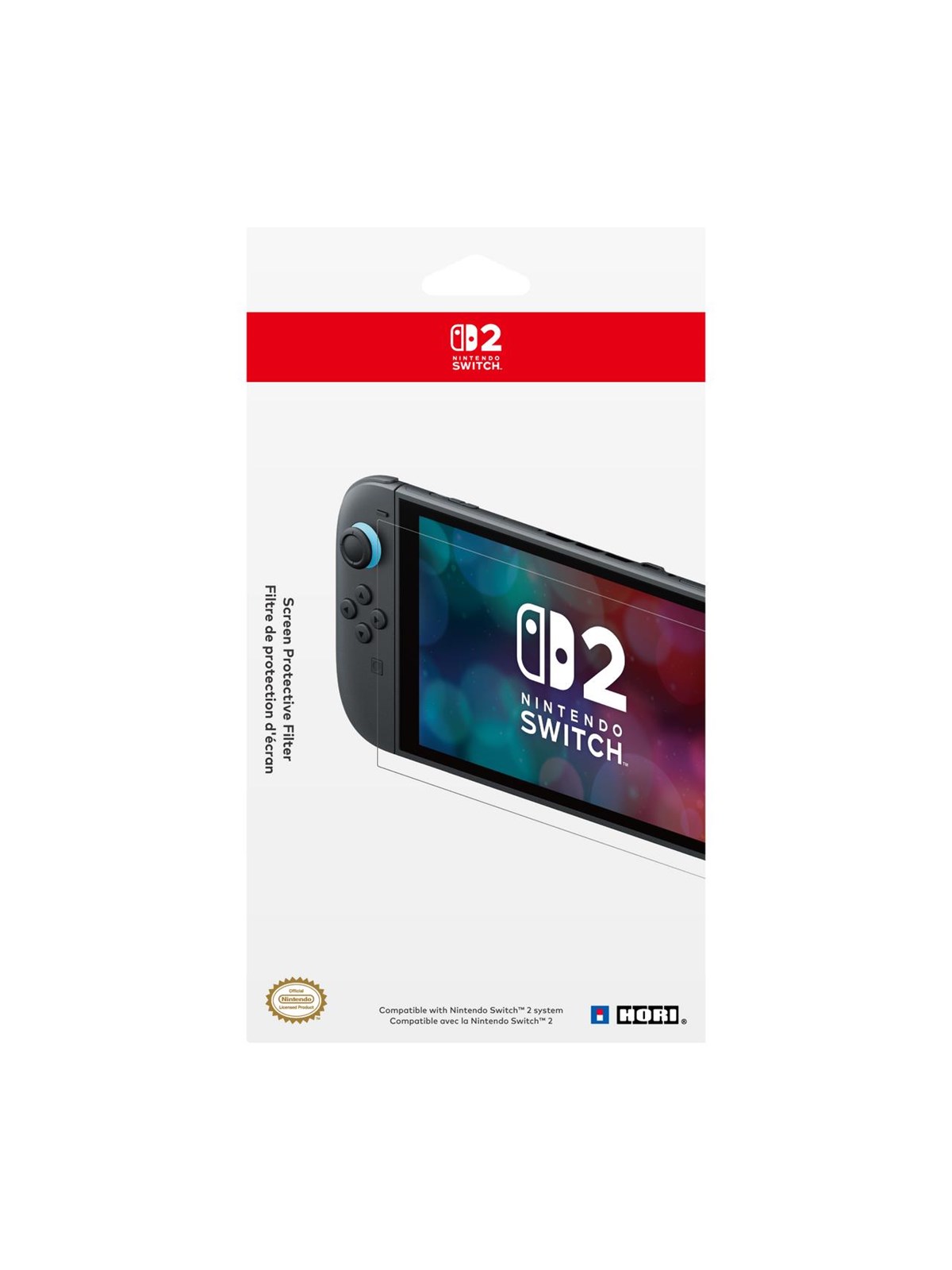 Hori Screen Protective Filter - Displayschutzfolie - Nintendo Switch 2 - Gaming Zubehoer - Nsx-071e