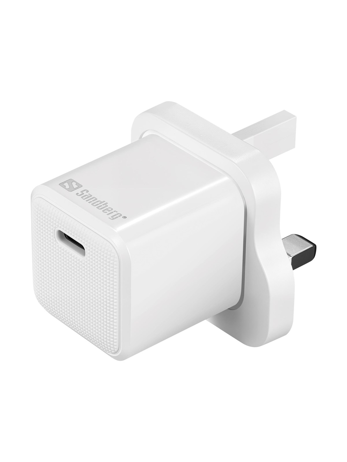Sandberg 20w Usb-c Charger (UK Plug) - Includes Lightning Cable - Handys Adapter Und Ladegeraete - 441-64