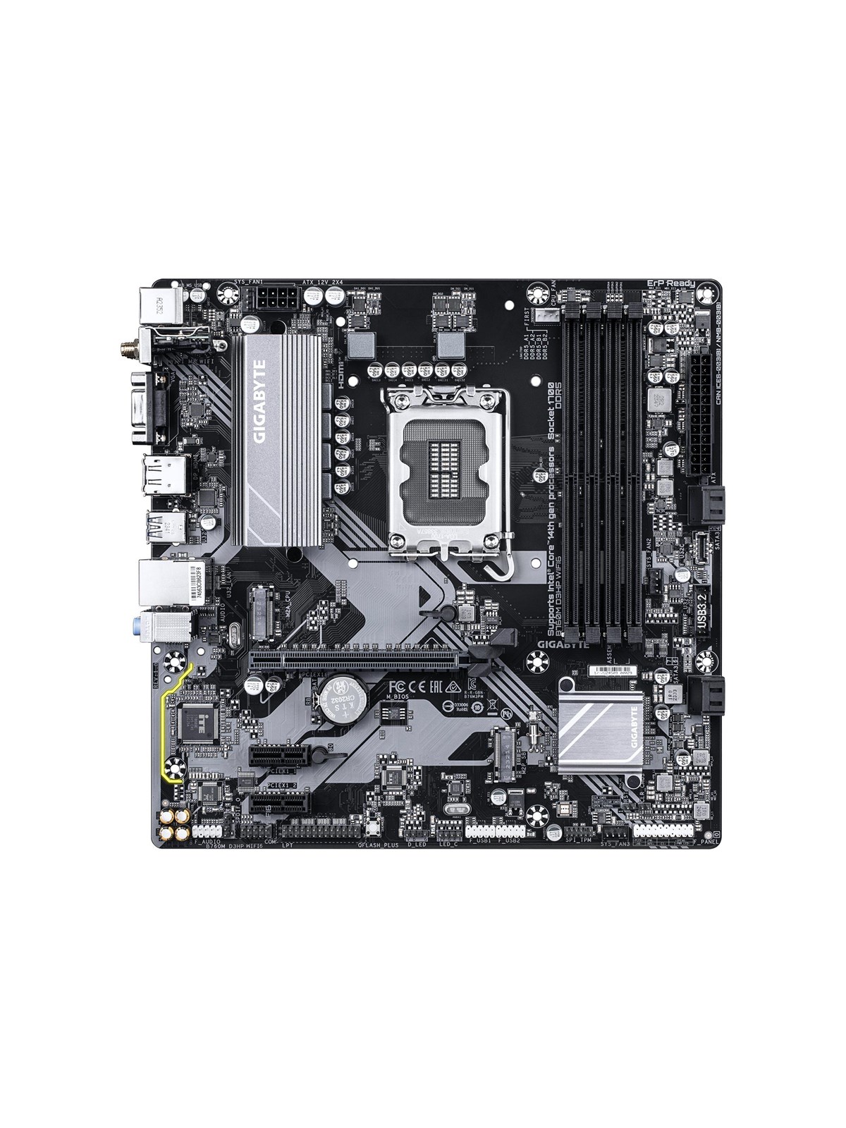 Gigabyte B760m D3hp Wifi6 - Motherboard - Micro Atx - Lga1700 Socket - B760 Mainboard - Intel B760 - Intel Lga1700 Socket - Ddr5 Ram - Micro-atx