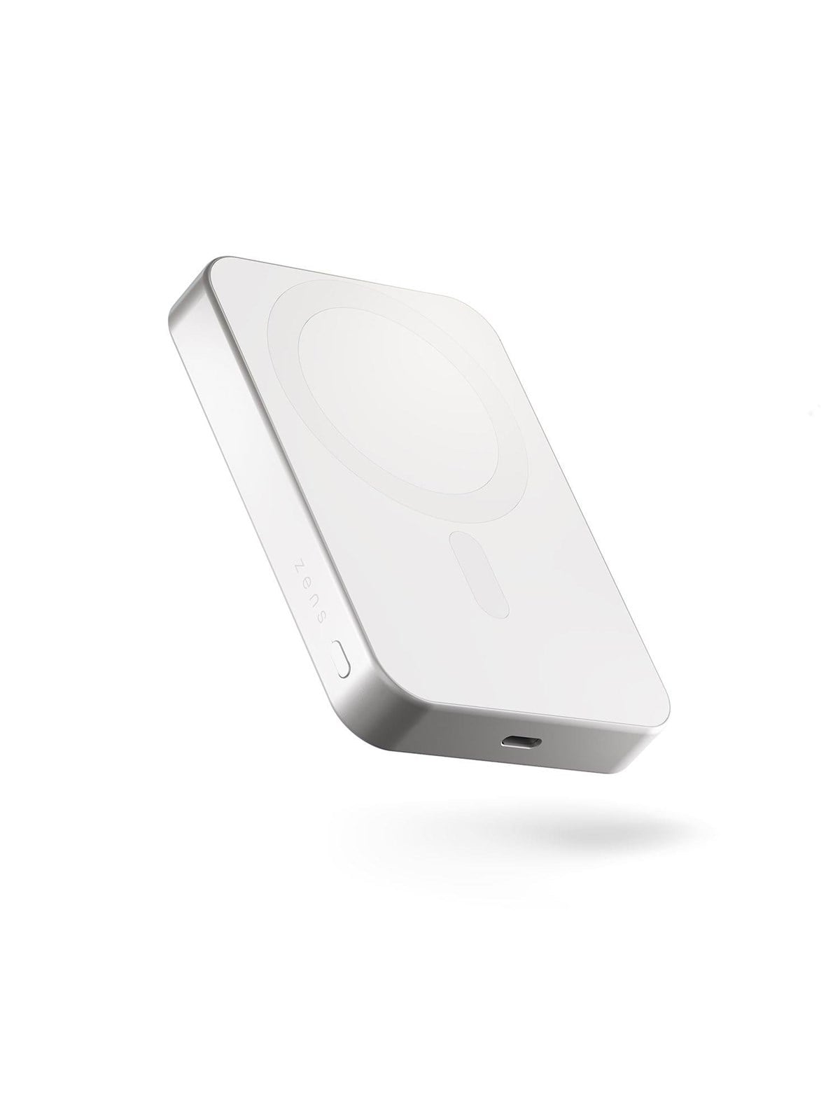 Zens Slim Qi2 Aluminium Powerbank 10.000 Mah - White Powerbank (Akku) - Weiß - 10000 Mah - Powerbank Akku - Zepp10w/00