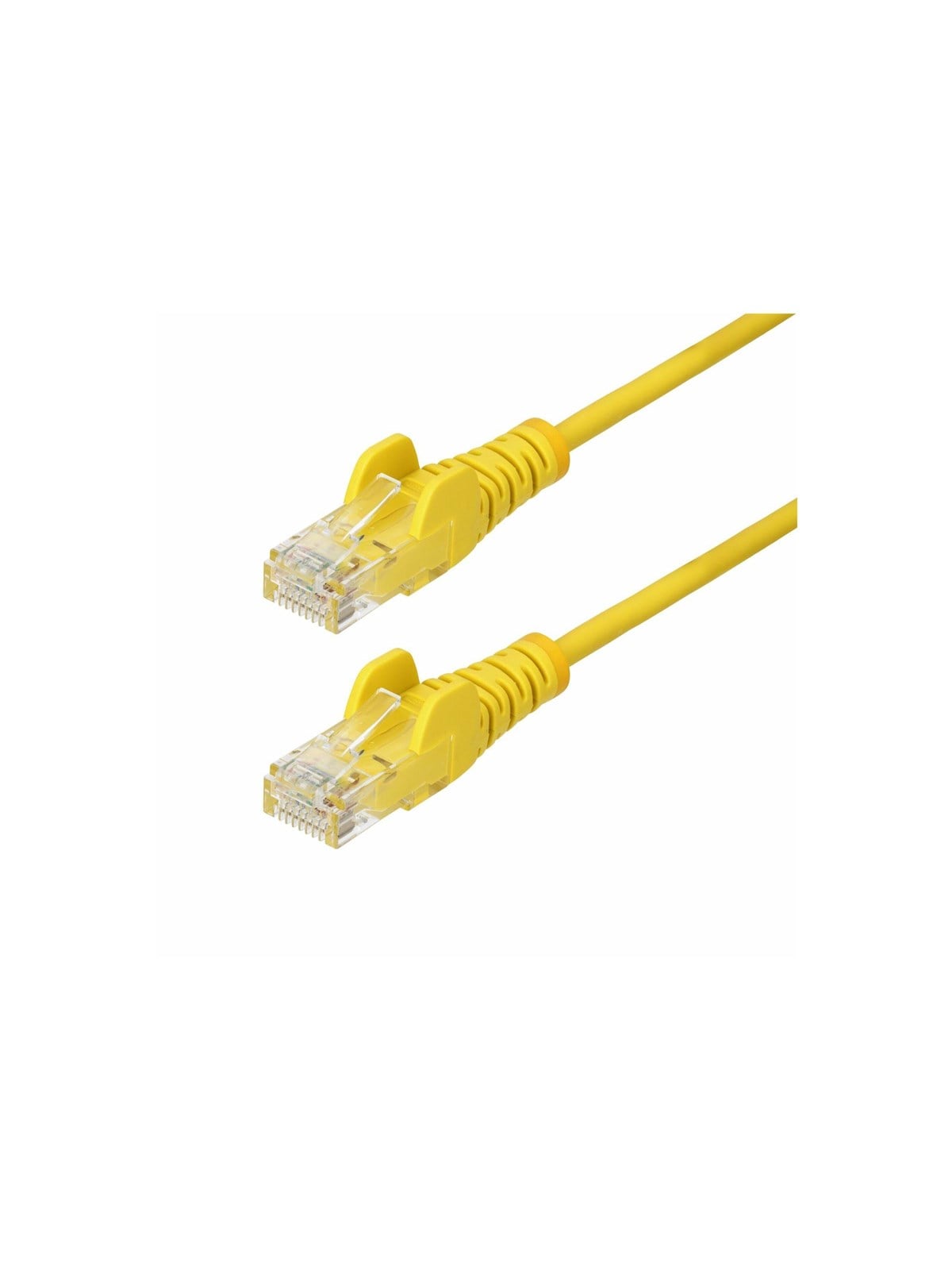 1m Yellow Slim Cat6 Ethernet Cable Snagless 28awg Lszh - Patch Cable - 1 m - Yellow - Gelb - 1 Meter - Netzwerk Kabel - N6pat100cmyls