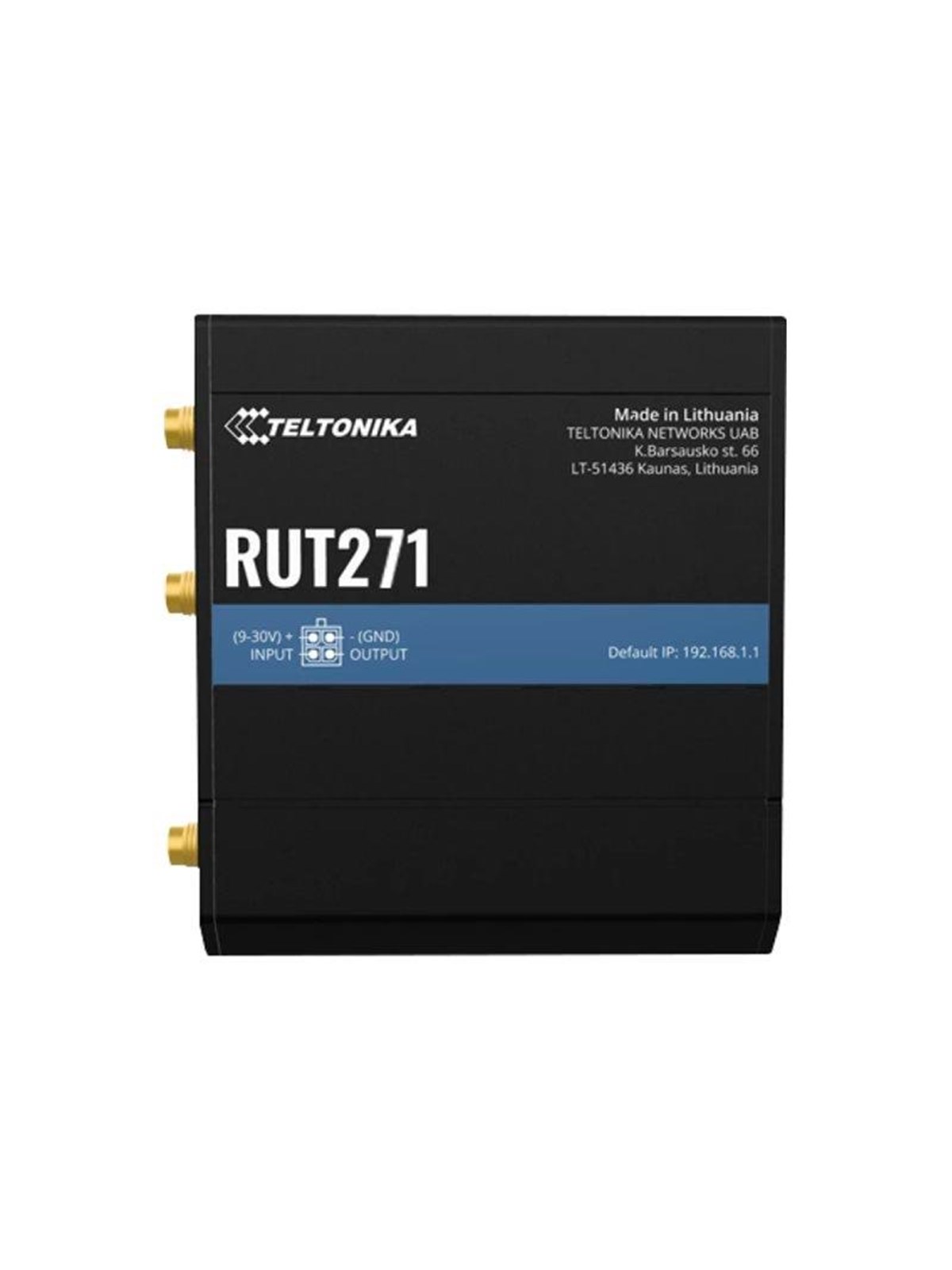 Teltonika Rut271 - Wireless Router - Wwan - Wi-fi - 4G 5G - Din Rail Mountable Wall-mountable Surface-mountable - Wireless Router N Standard - 802.11n