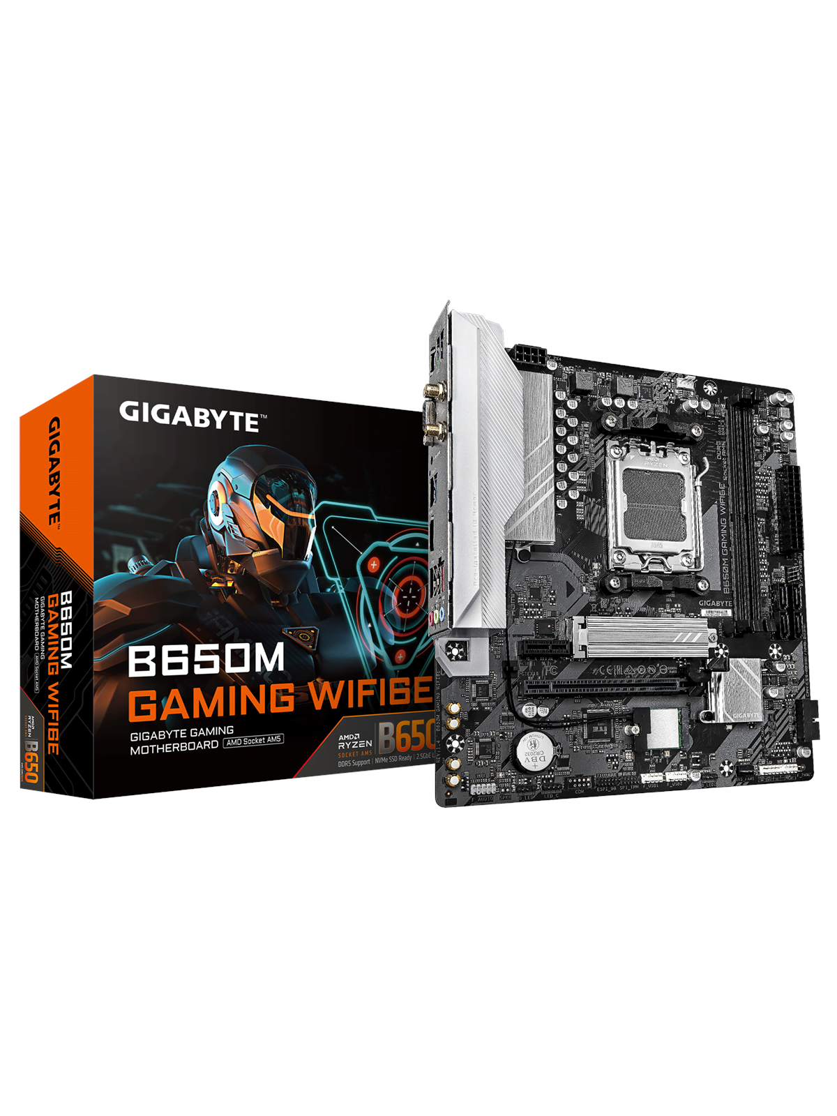 Gigabyte B650m Gaming Wifi6e Mainboard - Amd B650 - Amd Am5 Socket - Ddr5 Ram - Micro-atx