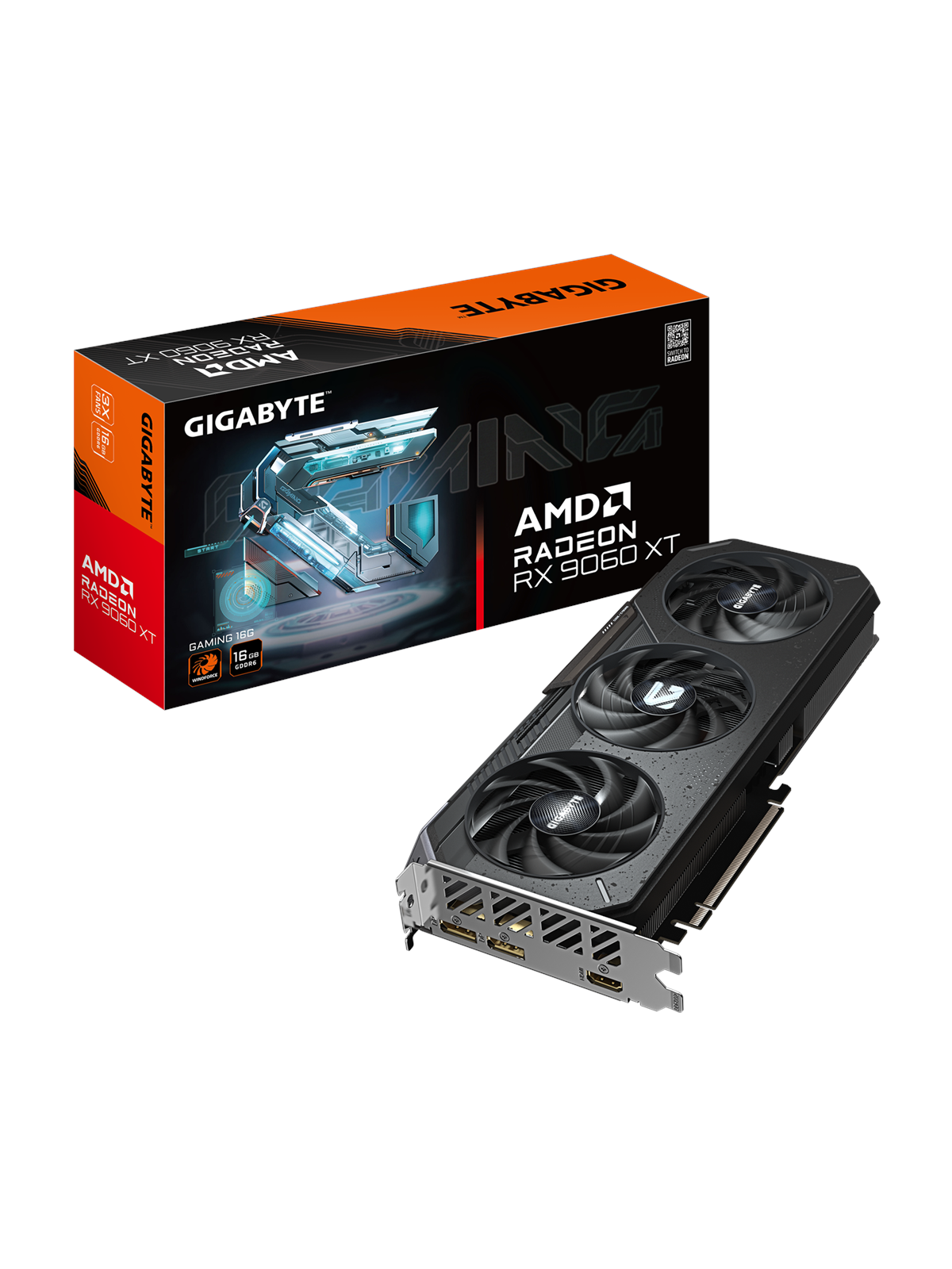 Gigabyte Radeon RX 9060 XT Gaming - 16gb Gddr6 Ram - Grafikkarte - Gv-r9060xtgaming-16gd