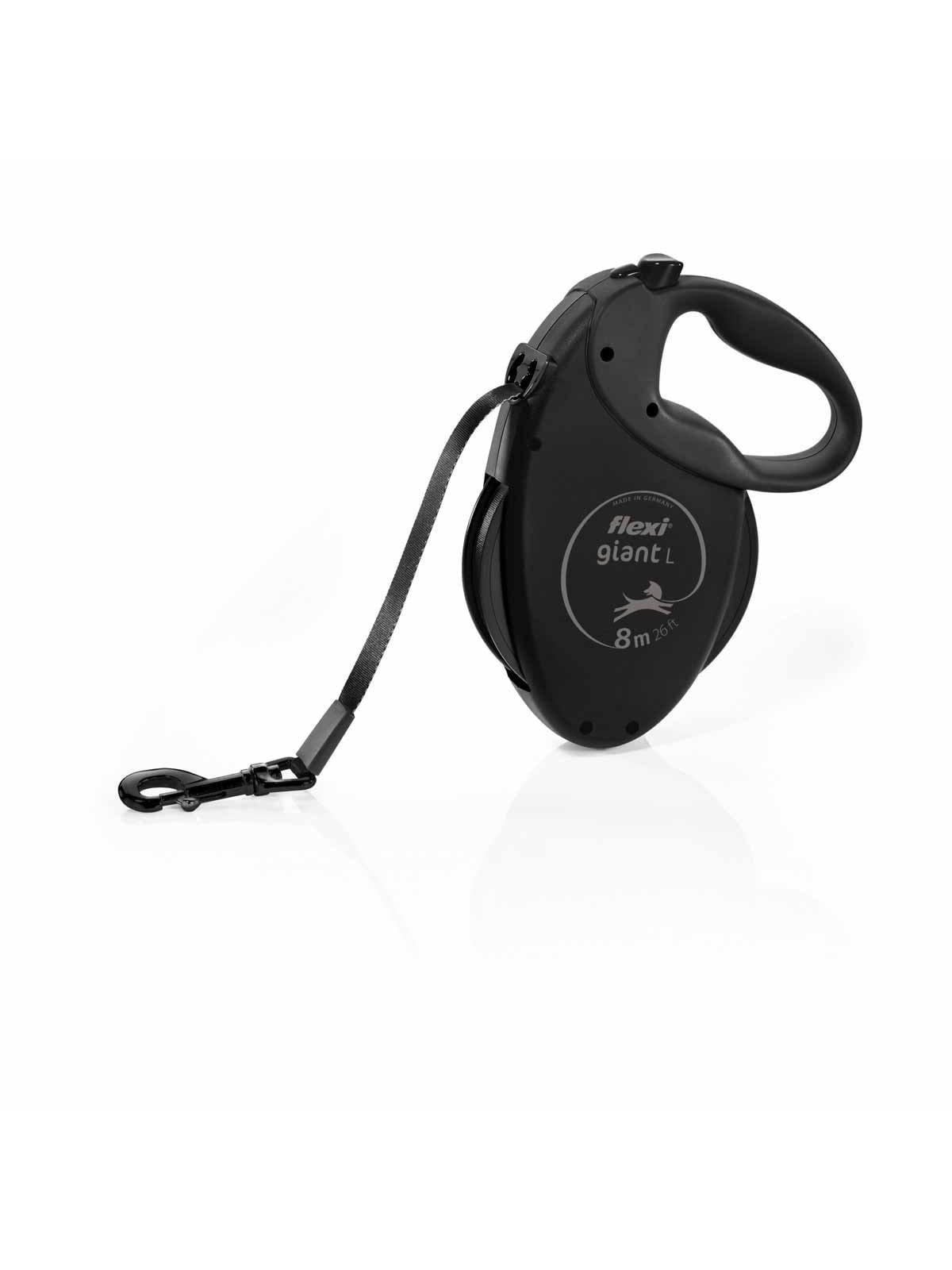 Flexi - Leash Giant L Black Edition - 50kg - 8m - Hunde - 600.7783