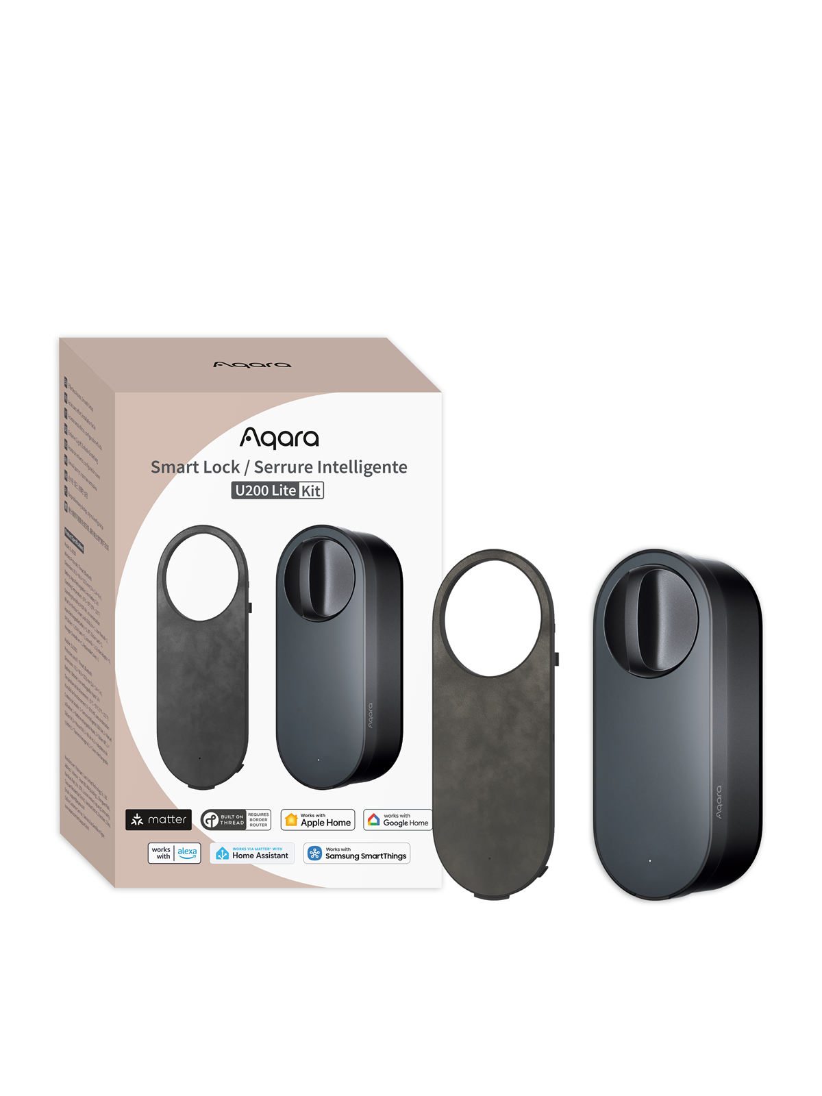 Aqara Smart Lock U200 Lite Kit - Black - Smart Home - El-d03d-b