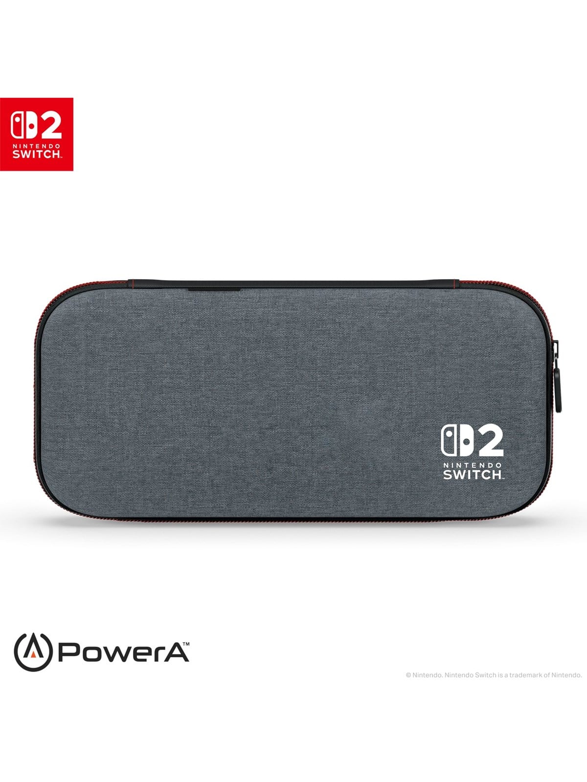 Powera Slim Case For Nintendo Switch 2 - Dark Heather Grey - Gaming Zubehoer - Nscs0528-01