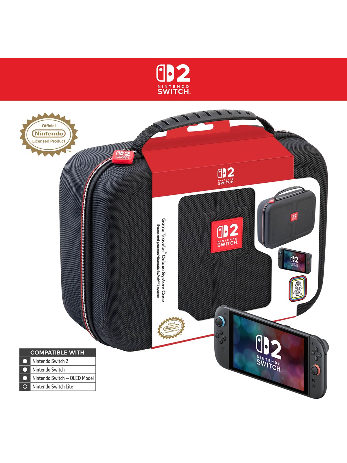 Nintendo Ns2 Deluxe Travel Case Ns262 (Complete System) - Bag - Nintendo Switch 2 - Gaming Zubehoer - 0663293113637