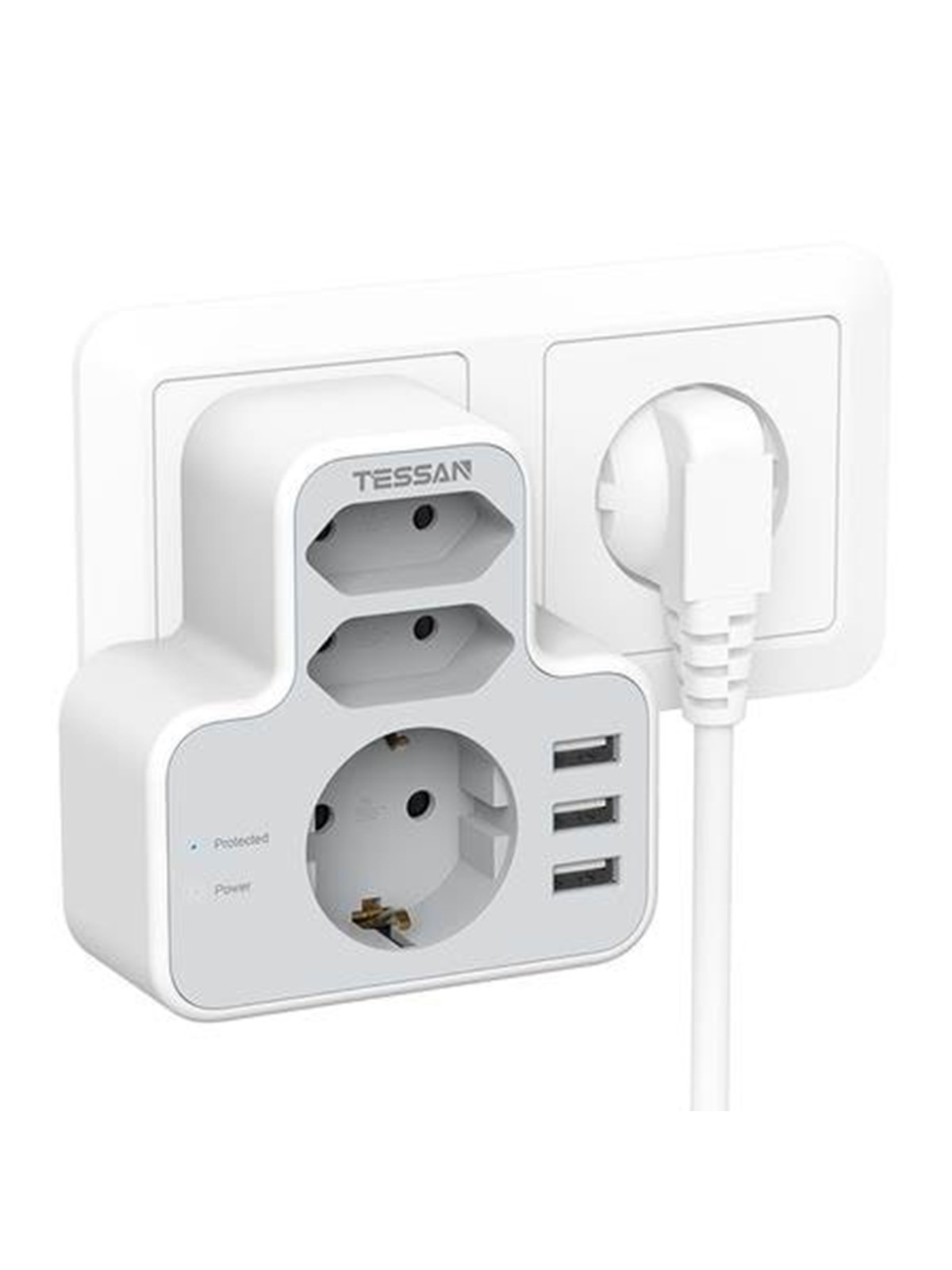 Tessan TS?327 Smart Wall Socket - Smart Home - Ts-327