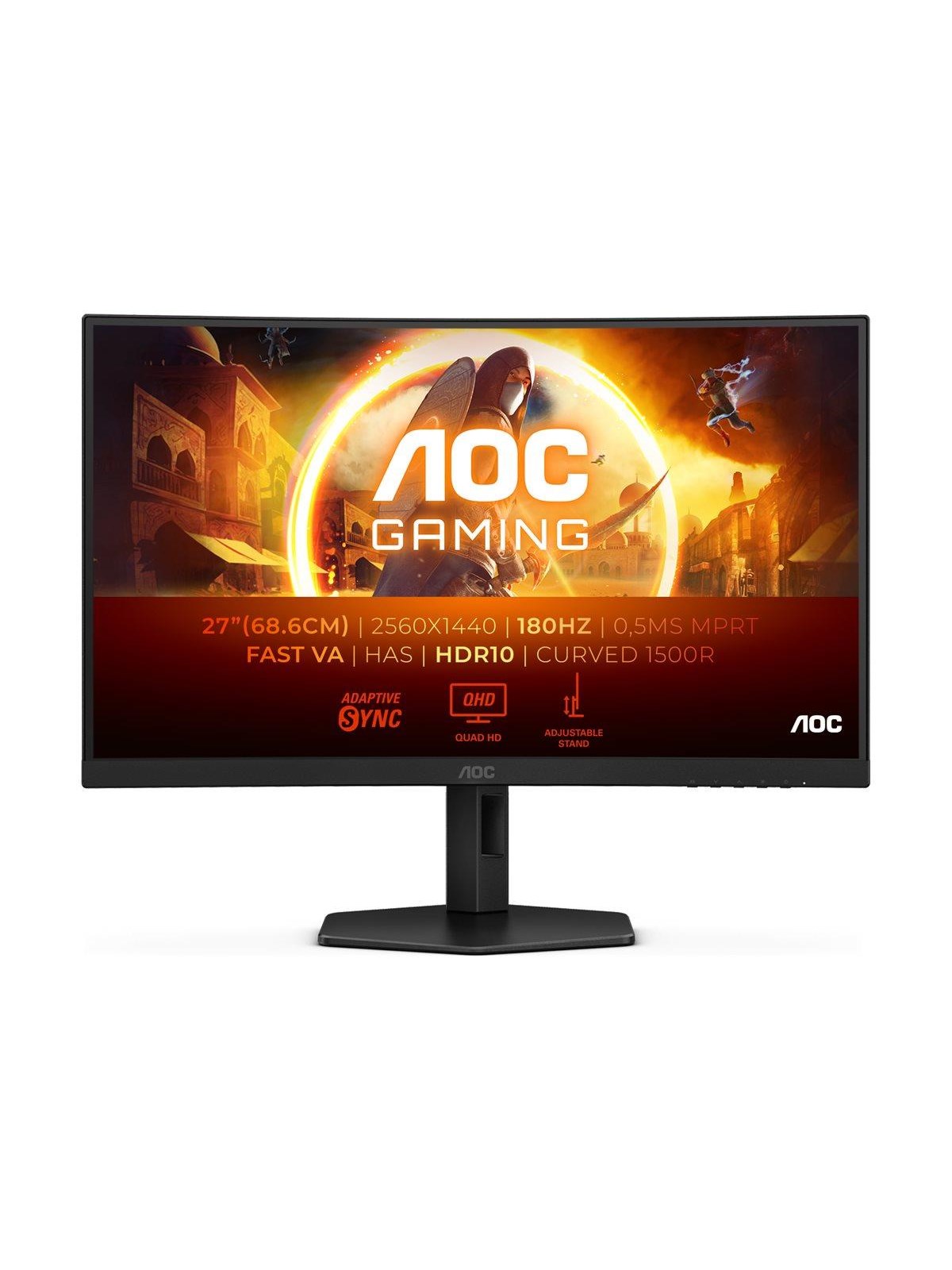 27" Aoc G4 Series Cq27g4x - 2560x1440 (Qhd) - 180hz - VA - Bildschirm