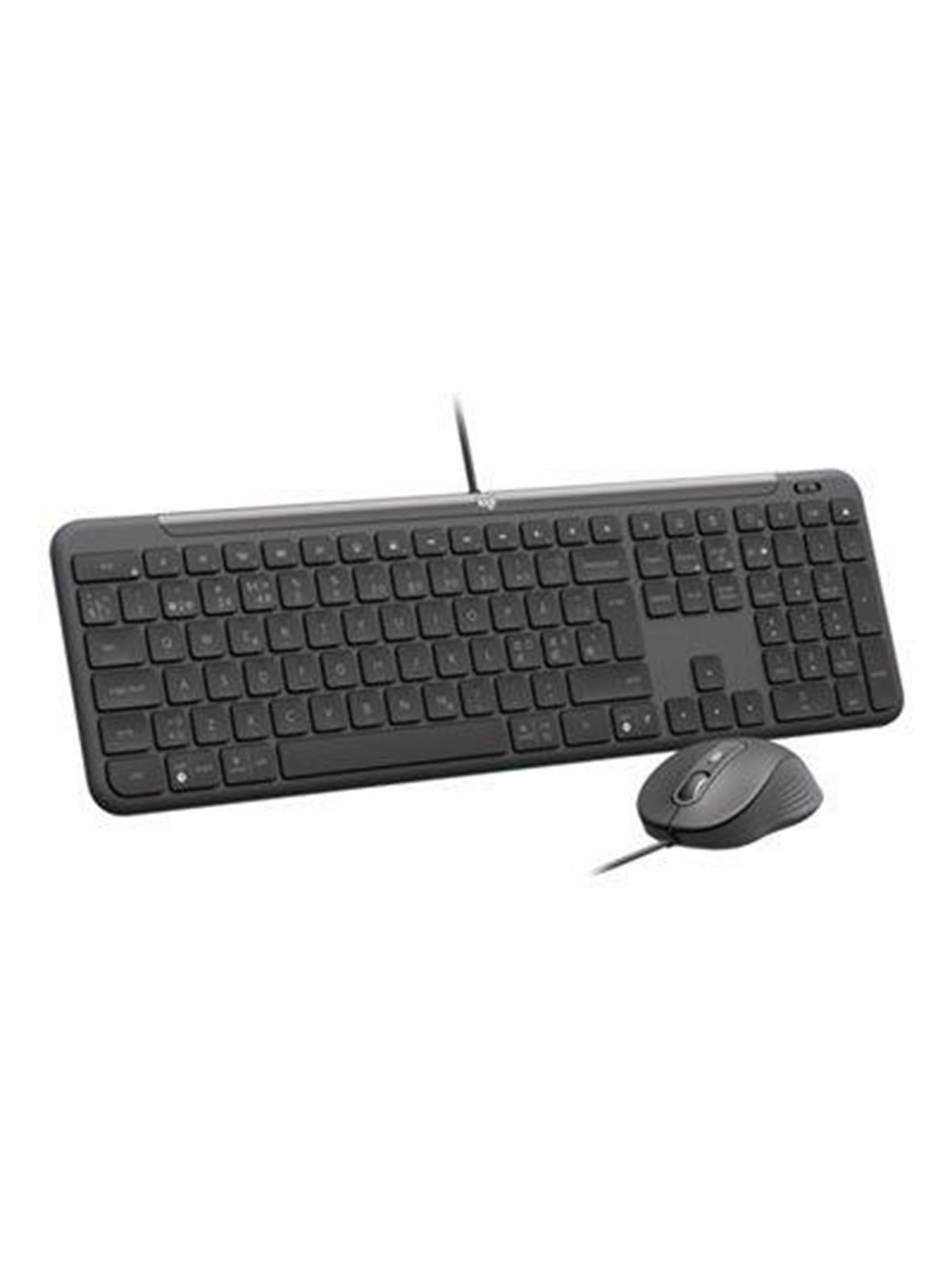 Logitech Signature Slim Wired Combo Mk620 For Business - Tastatur & Maus Set - Nordisch - Schwarz - Tastaturen - 920-013347