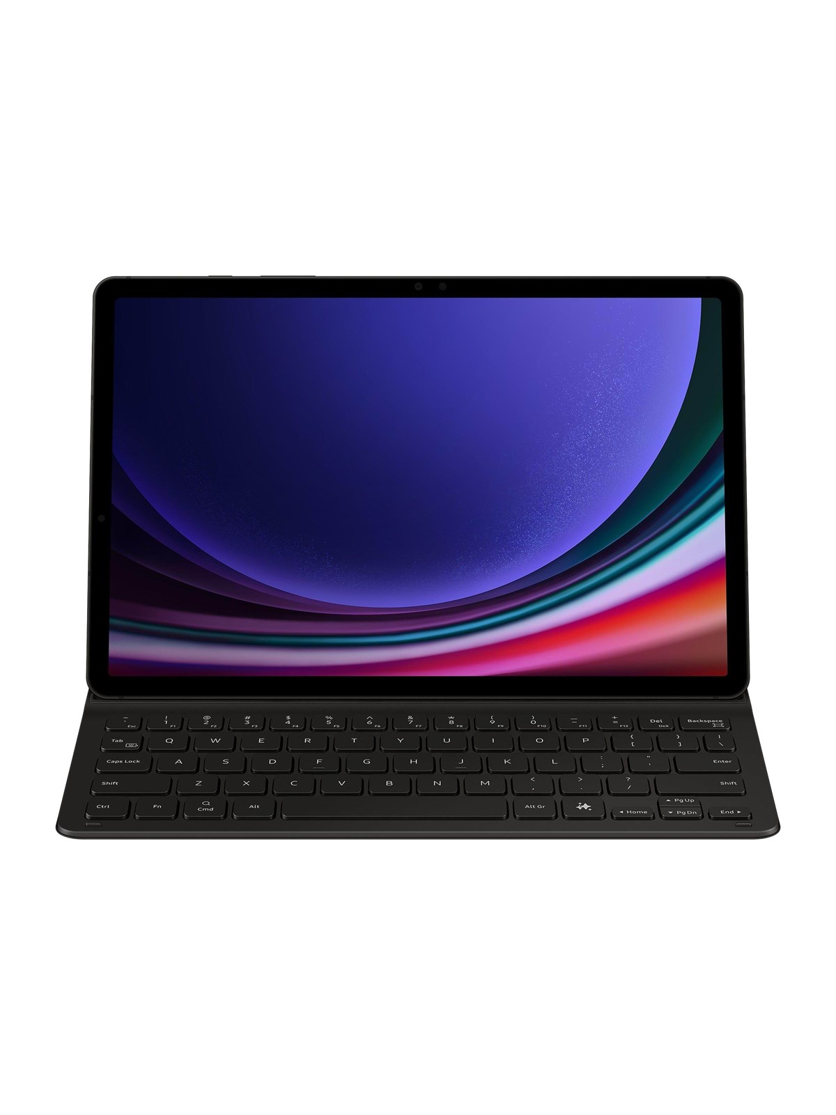 Samsung Galaxy Tab S10 FE / Tab S9 FE / Tab S9 - Book Cover Keyboard Slim - Black (English) - Tastatur & Folio-set - Schwarz - Tastaturen - Ef-