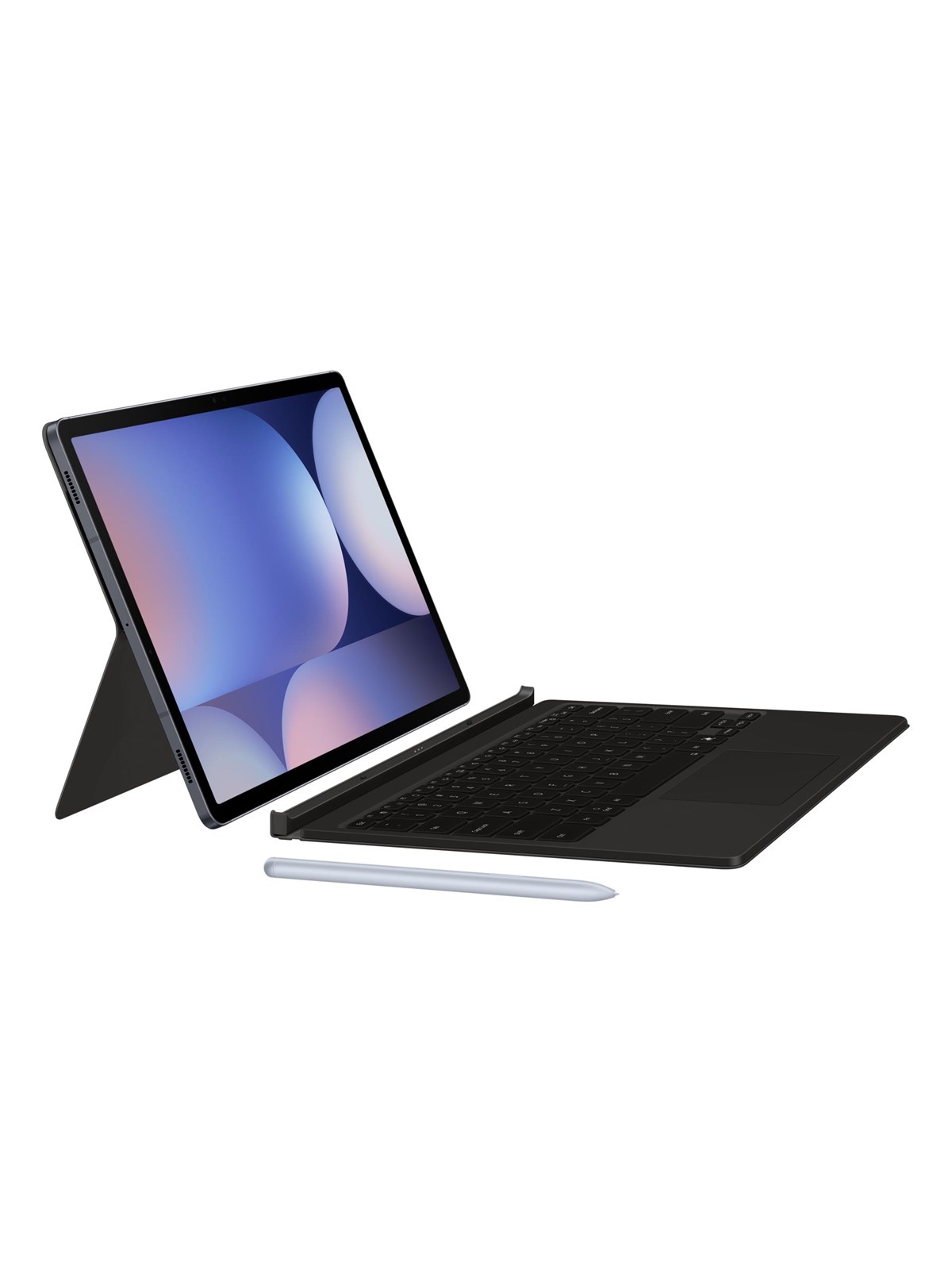 Samsung Galaxy Tab S10+ / Tab S9 FE+ / Tab S9+ - Book Cover Keyboard - Black (English) - Tastatur & Folio-set - Schwarz - Tastaturen - Ef-dx825ubegww