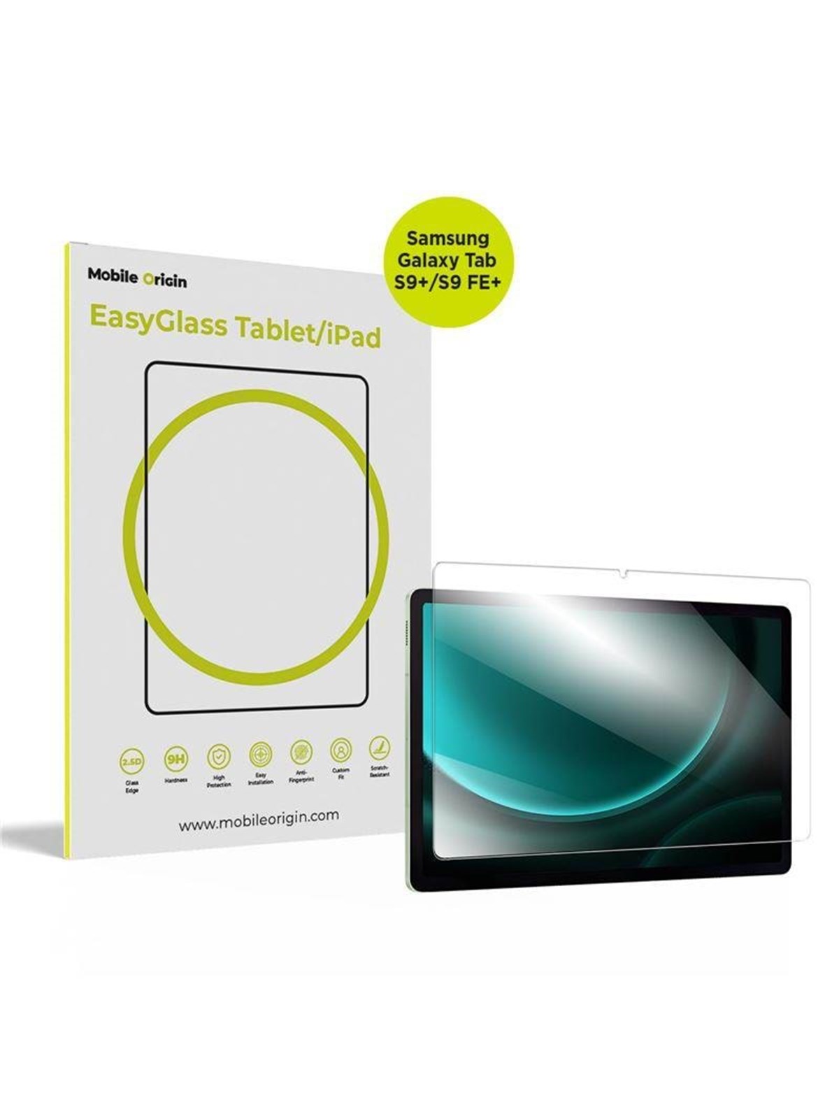 Mobile Origin Easyglass Samsung Galaxy Tab S9+/S9 FE+ - Tablets Anderes Zubehoer - Frl-eg-s9plus