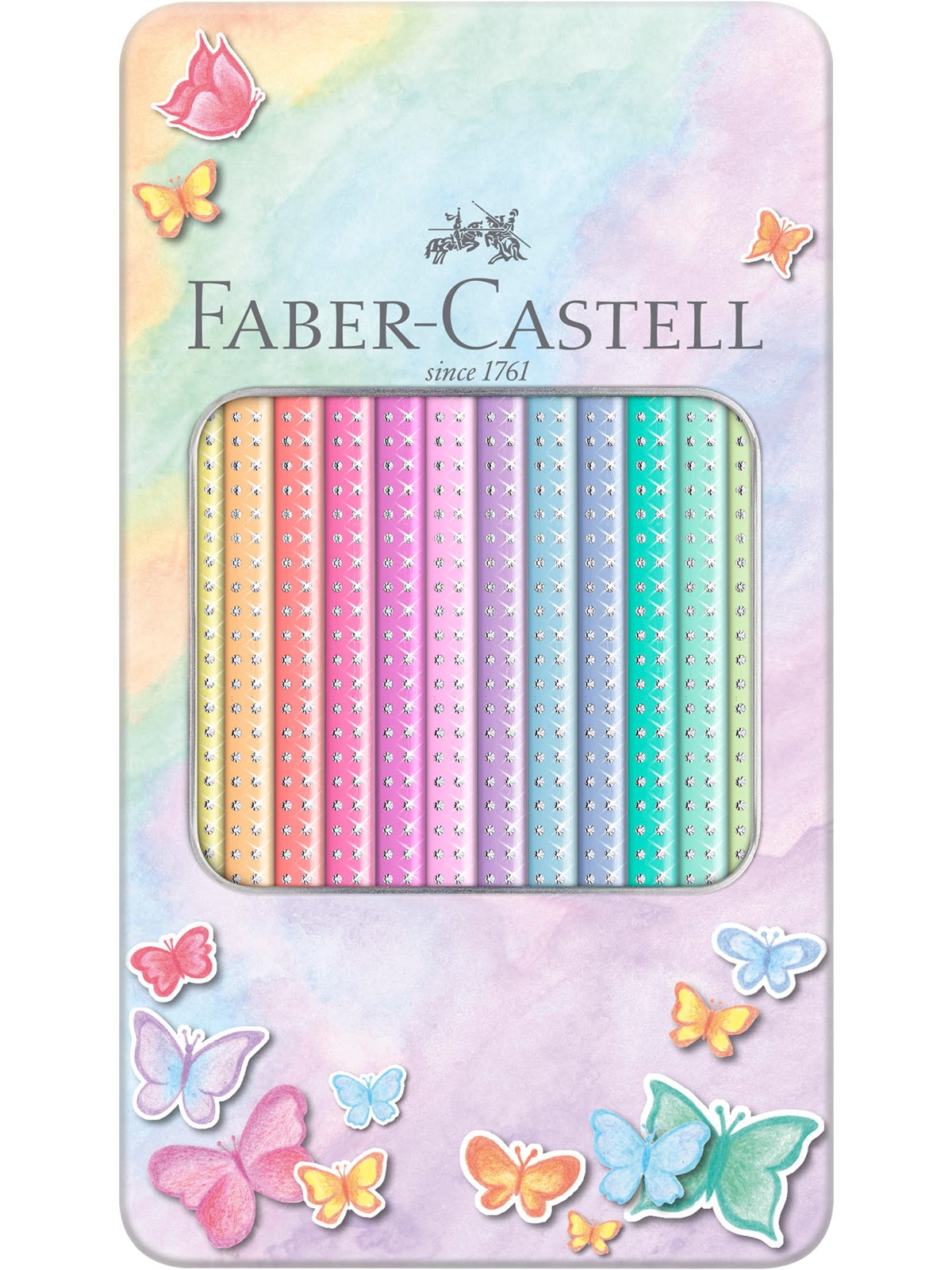 Faber-castell Buntstifte Sparkle Pastell 12er Metalle. - Utensilien Zum Schreiben Und Zeichnen - 201910