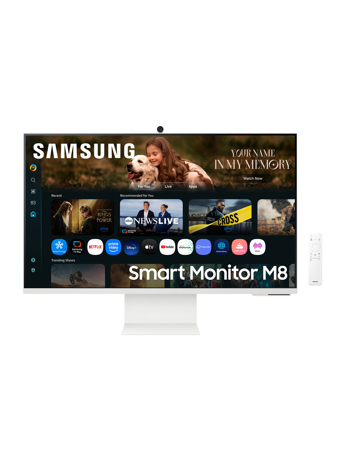 32" Samsung M80f S32fm801uu - 3840x2160 (4K) - 60hz - VA - 65w Usb-c - Bildschirm - Ls32fm801uuxen