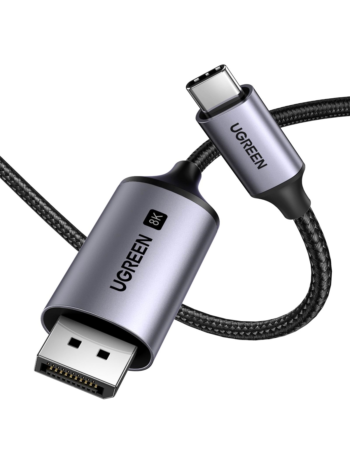 Ugreen Usb-c to Displayport 8K Cable 2m - Display Kabel - 25158-ug