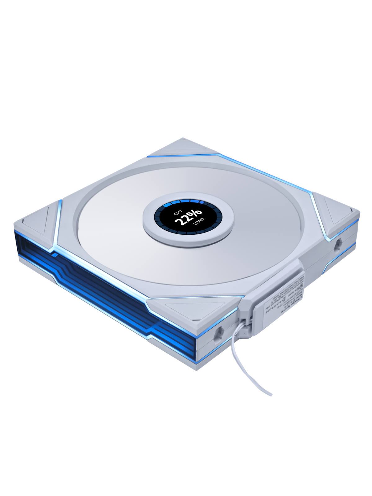 Lian Li Uni Fan Tl-lcd Wireless Reverse 140 White - Gehäuselüfter - 140mm - Weiß Mit Rgb-beleuchtung - 30 Dba - Gehaeuseluefter - G99.14rtllcd1w1w.00