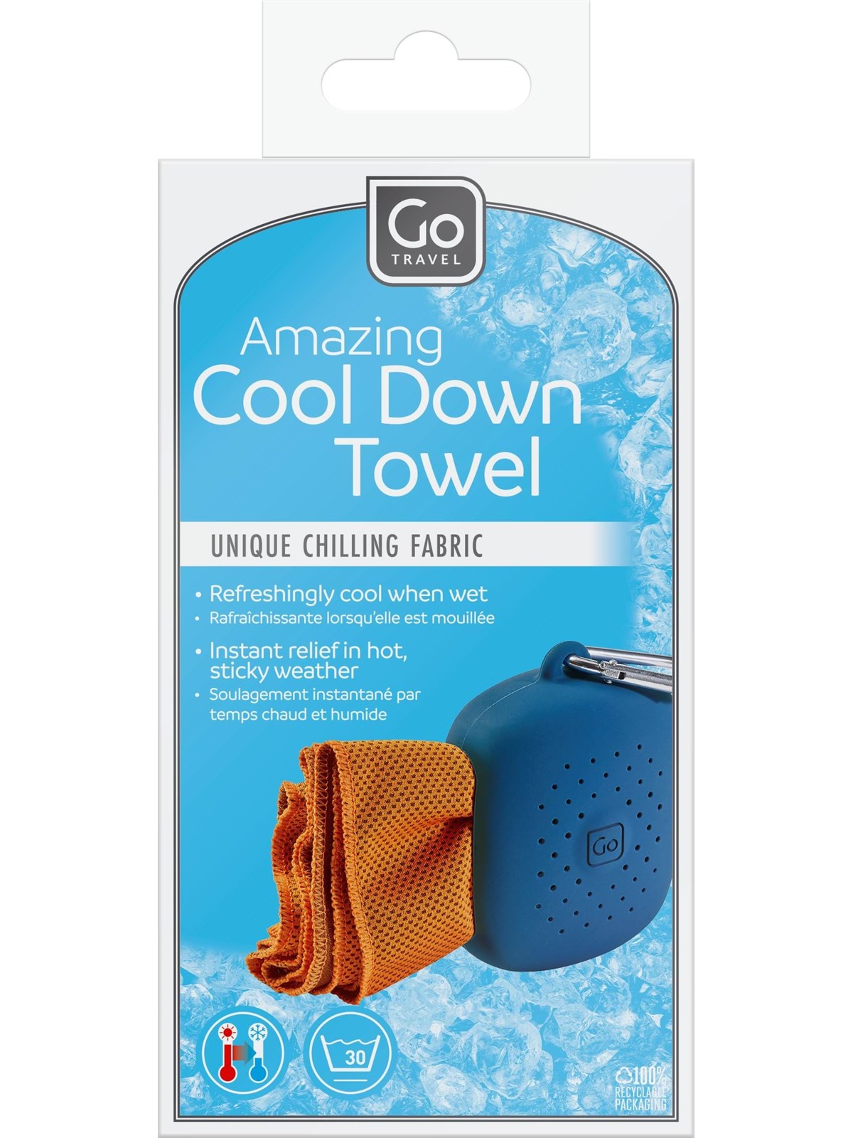 Go Travel Erstaunliches Cool Down Handtuch - Freizeit Reisen - 5016326005150