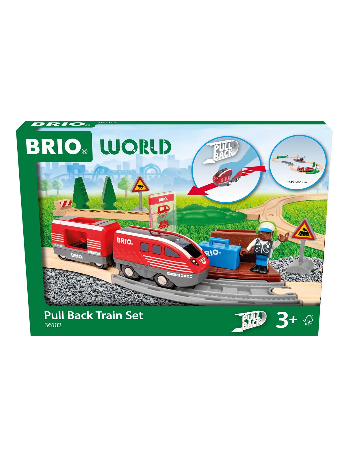 Brio Zugset Mit Rückziehmotor - Brio Train - 36102