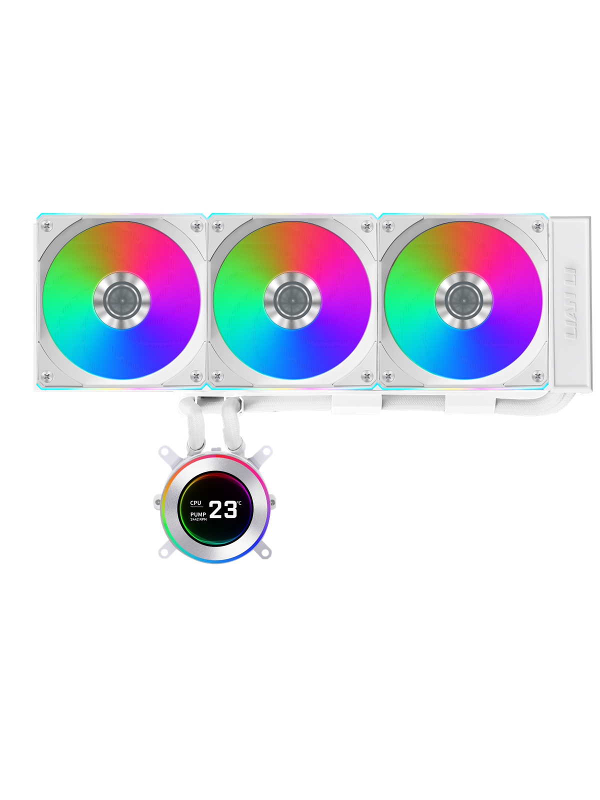 Lian Li Hydroshift II Lcd-c 360cl White - Cpu-wasserkühlung - Max 28 Dba - Cpu Kuehler - G89.Ghs2lcd36rw.00