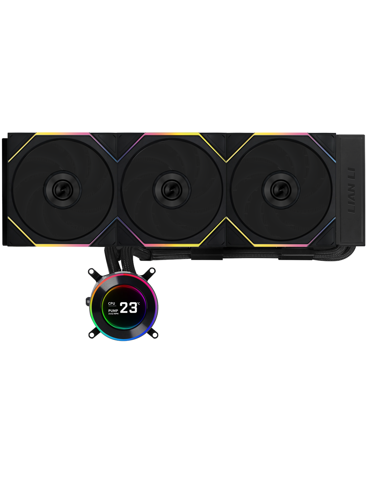 Lian Li Hydroshift II Lcd-c 360tl Wireless Black - Cpu-wasserkühlung - Max 28 Dba - Cpu Kuehler - G89.Ghs2lcd36tb.00