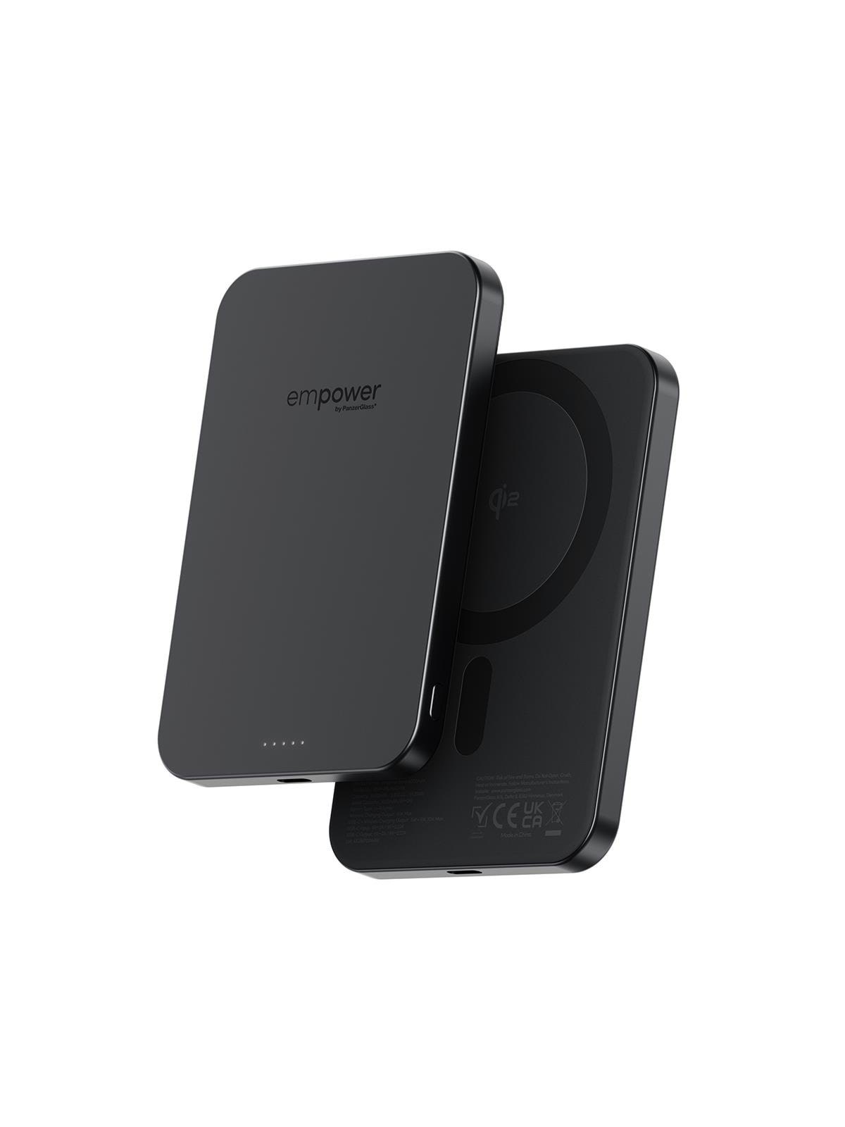 Empower by Panzerglass Empower Bank | 5000mah | Space Black Powerbank (Akku) - Schwarz - 5000 Mah - Powerbank Akku - Em78115
