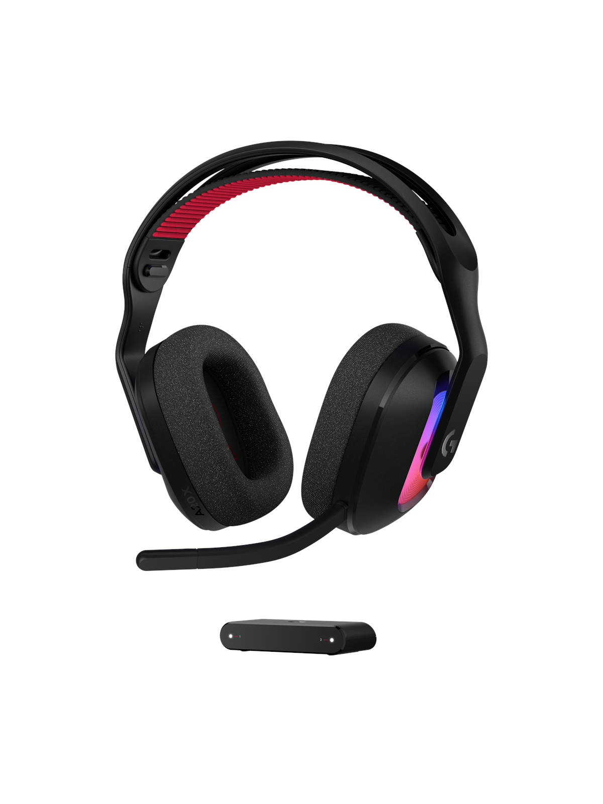 Kopfhörer - Logitech G Astro A20 X Gaming-headset Mit Playsync Multi Base - Für PC / Playstation / Xbox - Schwarz - Kopfhoerer/headsets - 939-002247