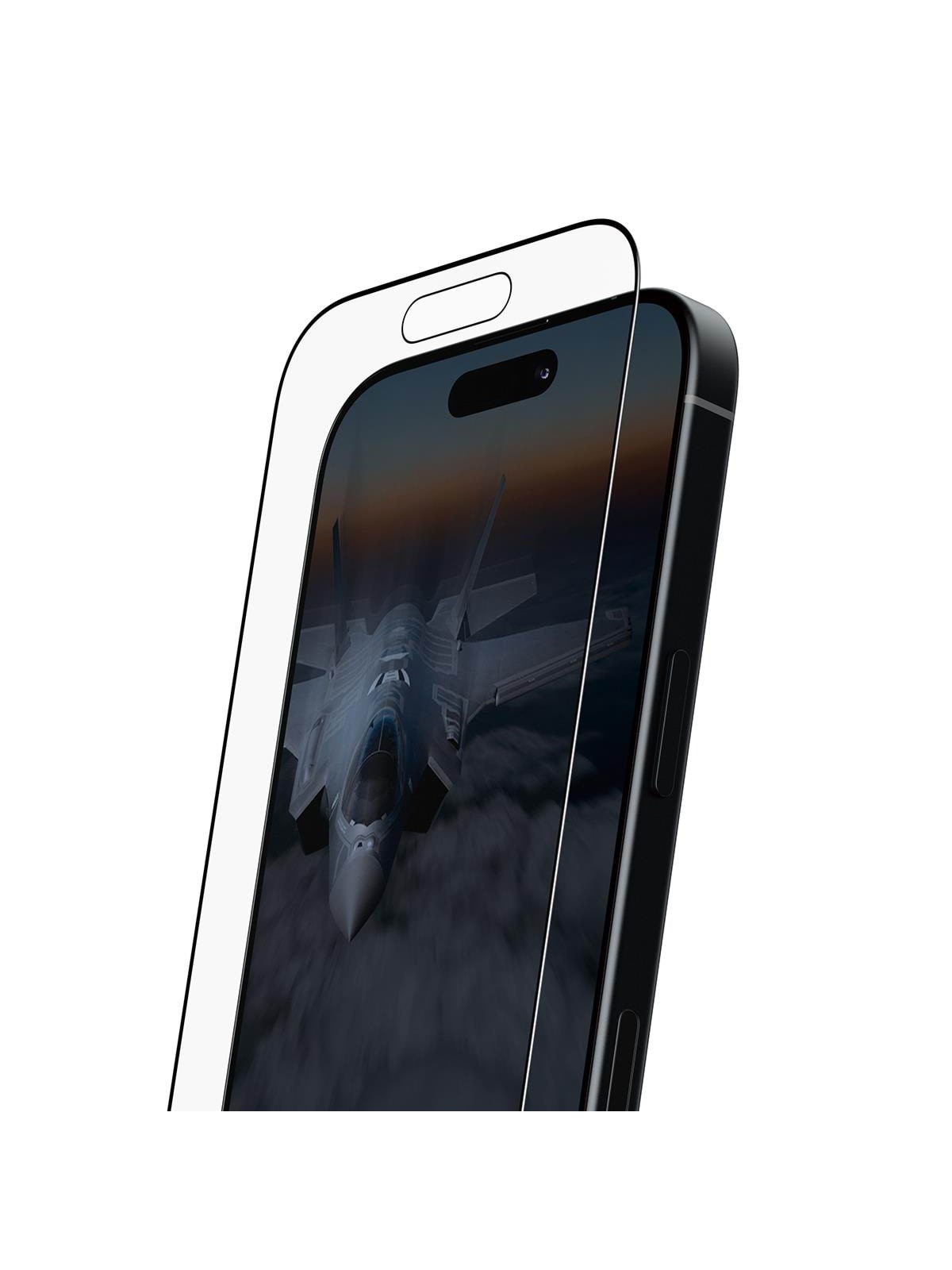 Panzerglass Stealth Screen Protector w. Black Frame Iphone 17 | Iphone 16 Pro | Ultra-wide Fit w. Fastfit In-a-box - Handys Schutzfolie - Pg54911