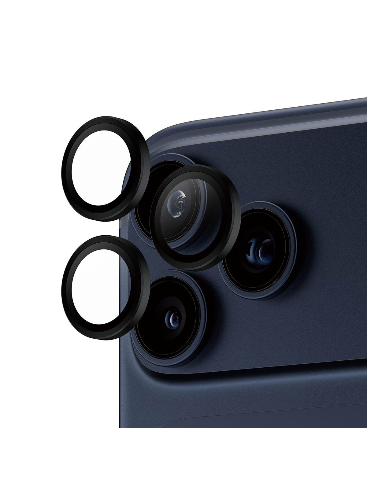 Panzerglass Hoops Black Camera Lens Protector Iphone 17 Pro | Iphone 17 Pro Max | Iphone 16 Pro | 16 Pro Max - Handys Schutzfolie - Pg43455