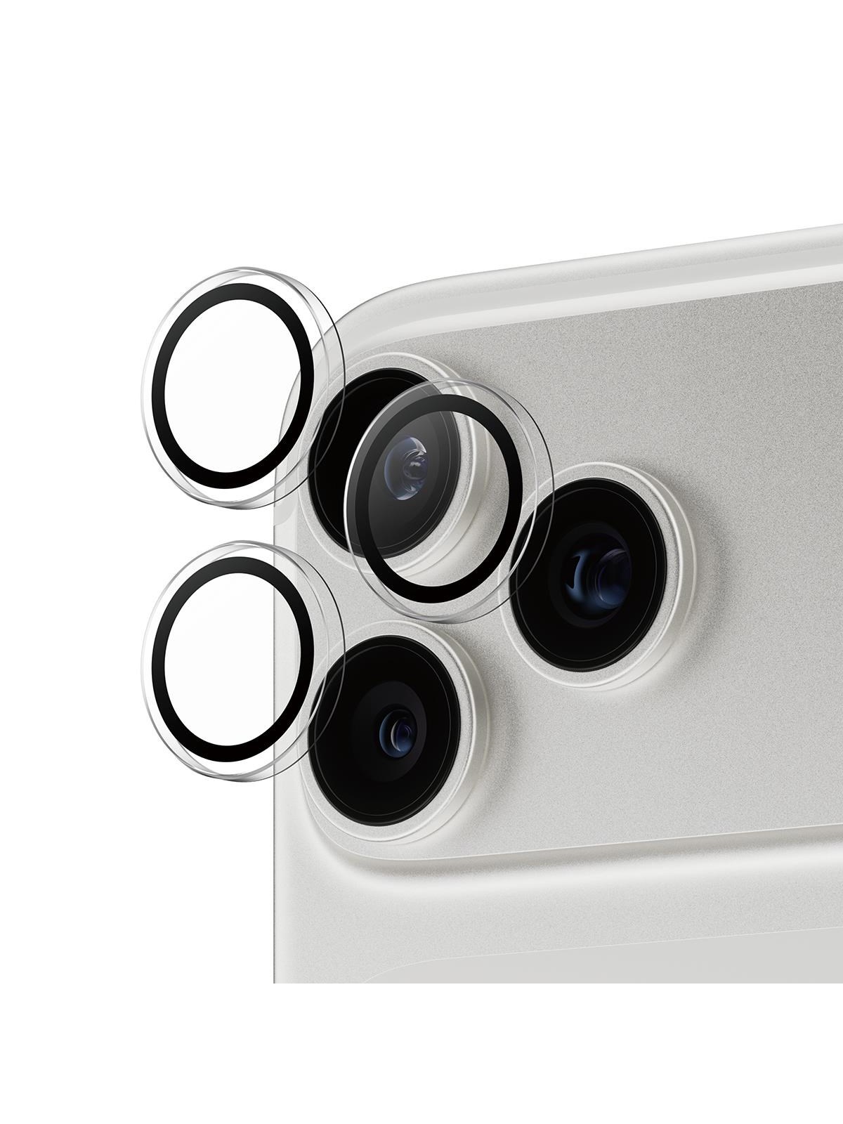Panzerglass Hoops Transparent Camera Lens Protector Iphone 17 Pro | Iphone 17 Pro Max | Iphone 16 Pro | 16 Pro Max - Handys Schutzfolie - Pg38406