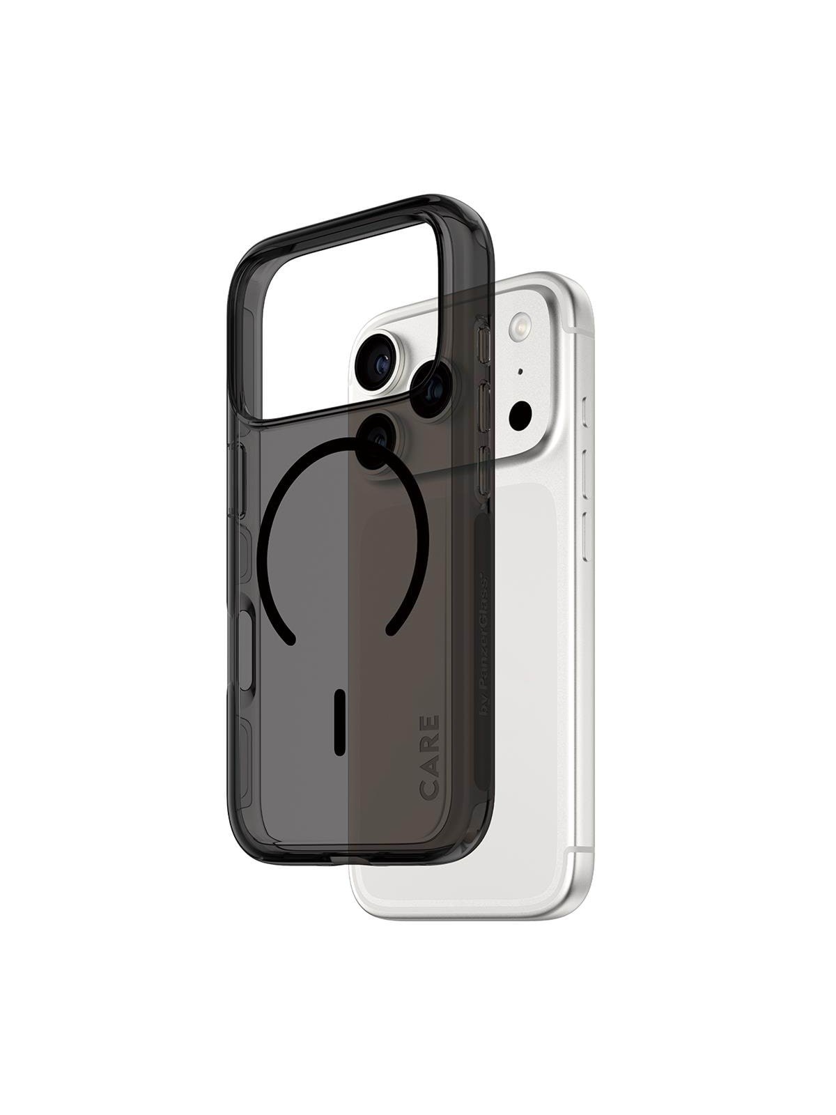 Care by Panzerglass Flagship Case Urban Explorer Smokey w. Black Magsafe Iphone 17 Pro - Handys Cover Cases - Cr68423