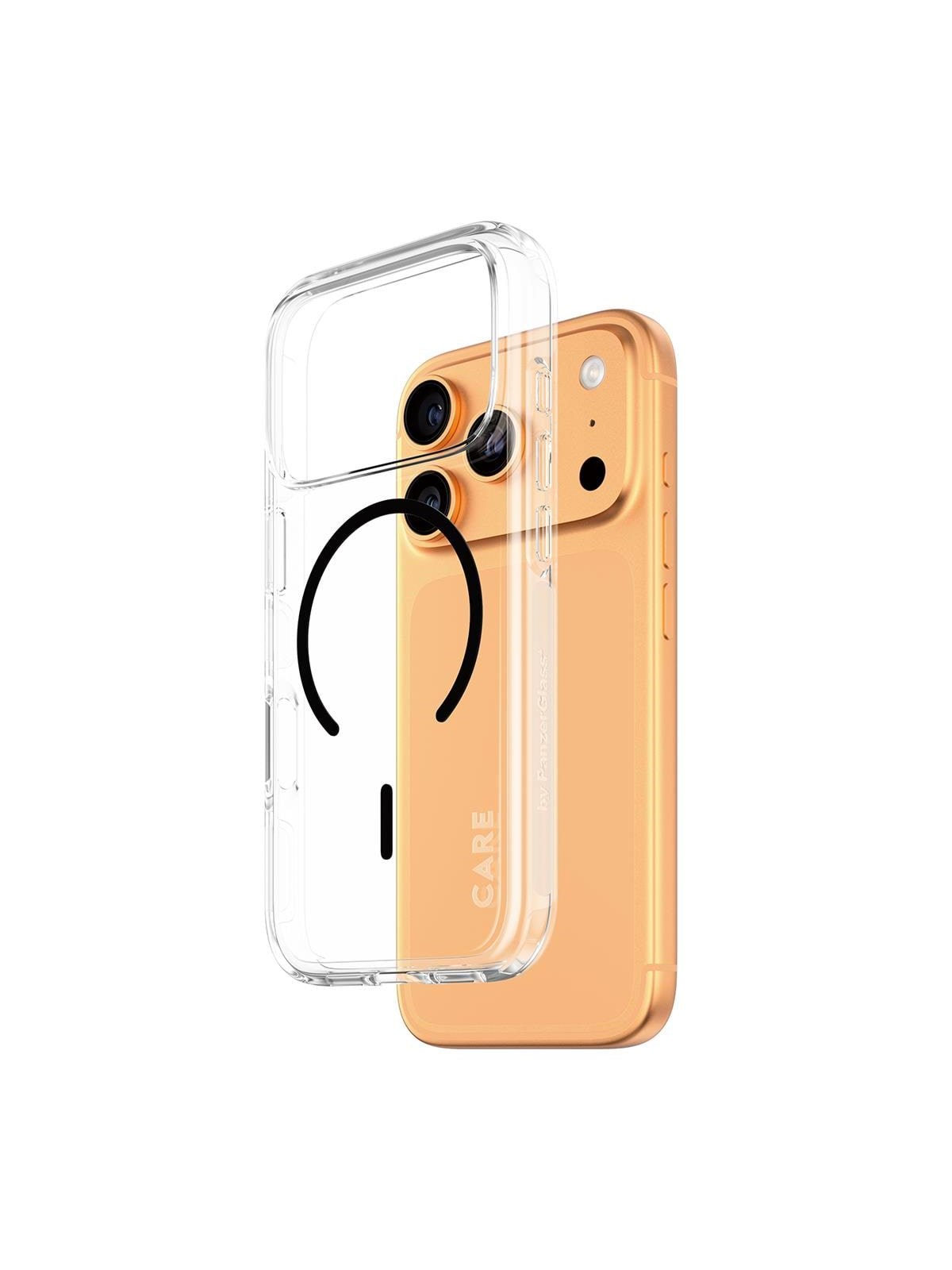 Care by Panzerglass Flagship Case Transparent Urban Explorer w. Black Magsafe Iphone 17 Pro - Handys Cover Cases - Cr52608