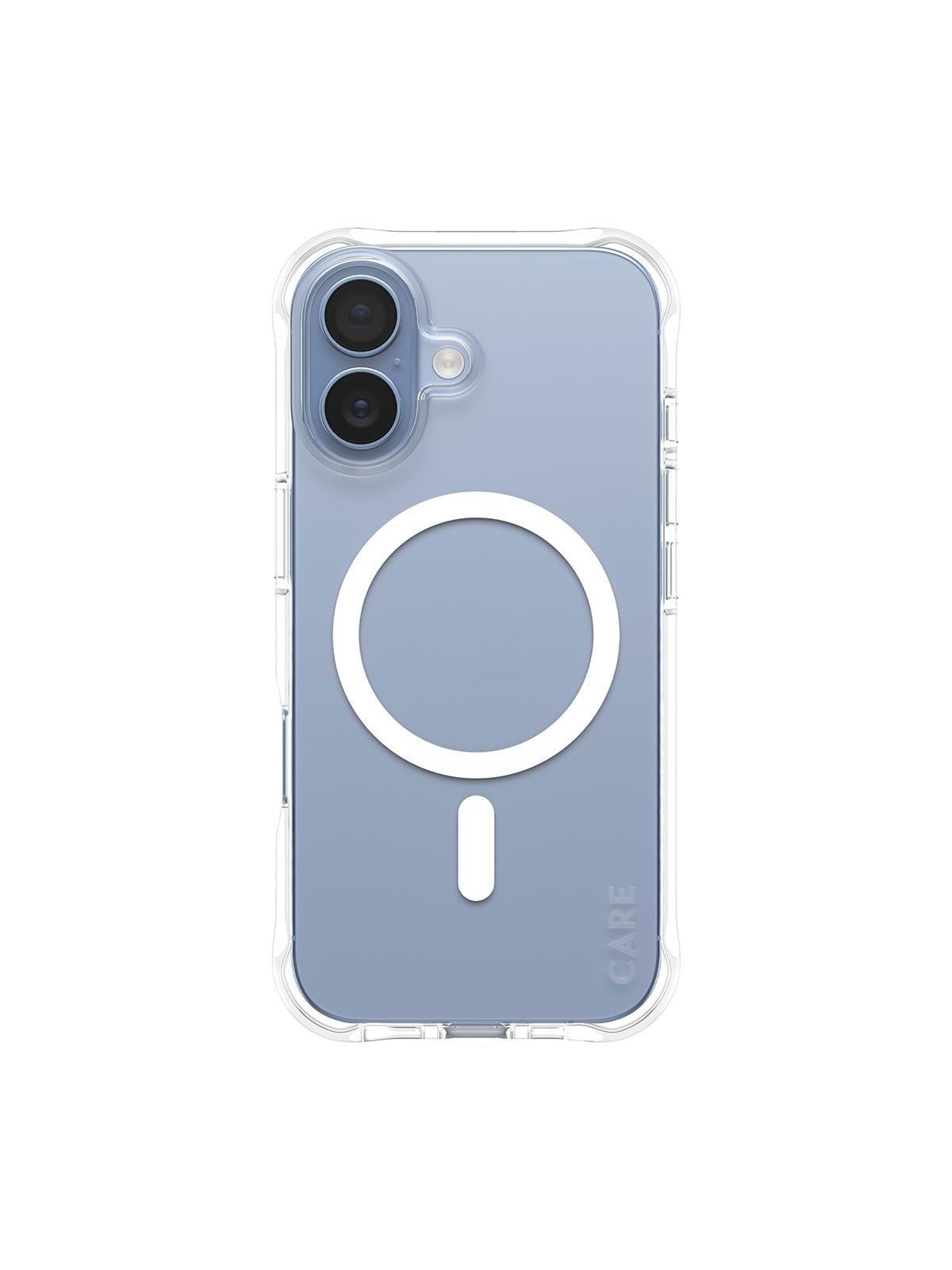 Care by Panzerglass Fashionable Case Samba Transparent w. White Magsafe Iphone 17 - Handys Cover Cases - Cr22326