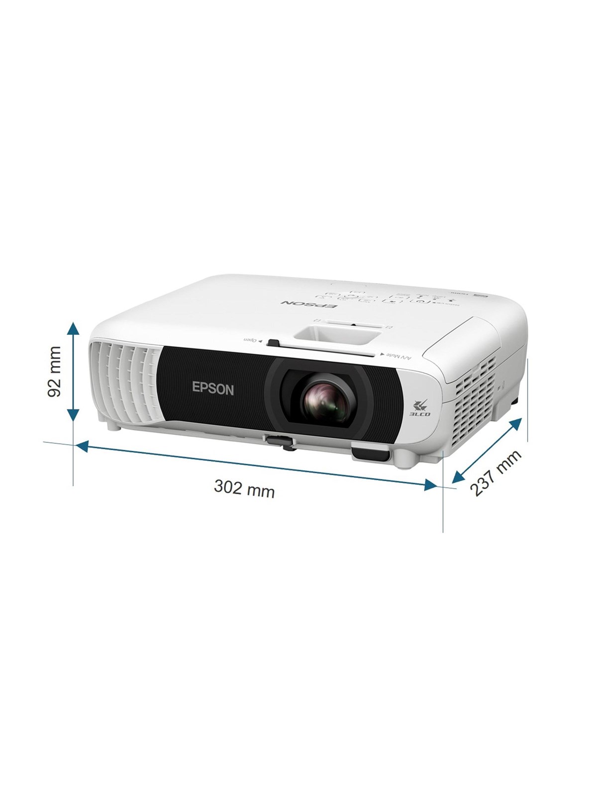 Epson Projektoren EB-W55 - 1280 x 800 - 4000 ANSI lumens